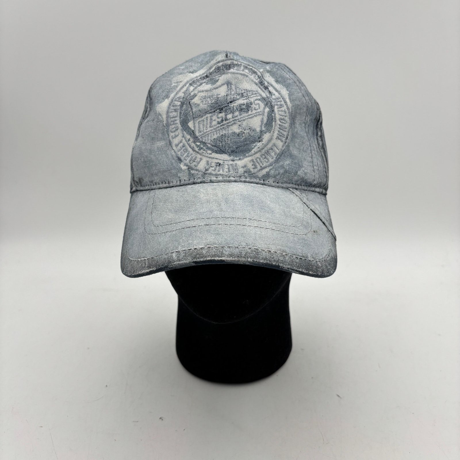 Diesel Diesel White Painted Hat Adjustable Avant Garde Y2K Size ONE SIZE - 2 Thumbnail