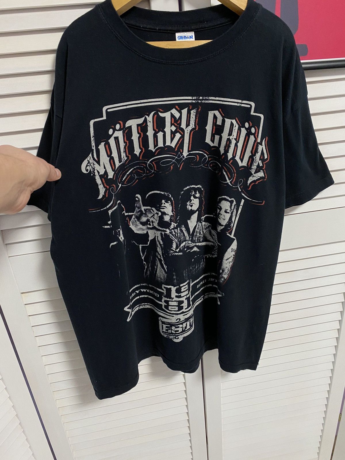 Band Tees T-Shirt Tee Motley Crue Tour 2011 Rock Band Size US L / EU 52-54 / 3 - 2 Thumbnail