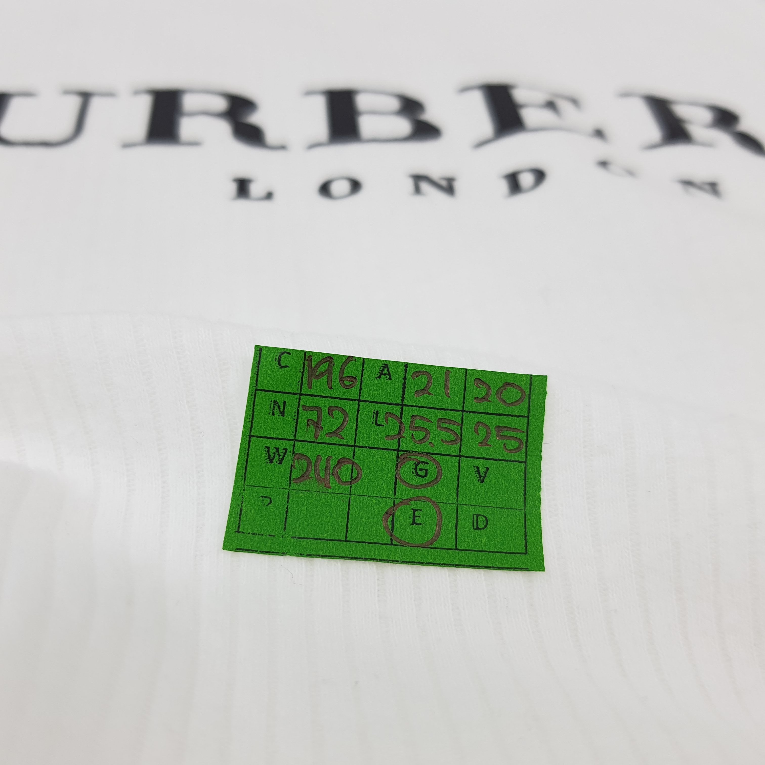 Burberry × Vintage Vintage Burberry London Corduroy Long Sleeve Tshirt Size US L / EU 52-54 / 3 - 7 Thumbnail