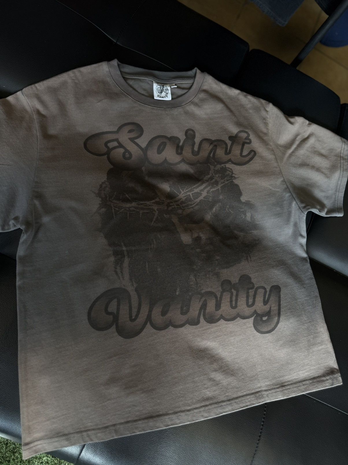 Saint Vanity Saint Vanity UNRELEASED Tee Shirt Logo Grey Size M (NEW) Size US M / EU 48-50 / 2 - 2 Thumbnail