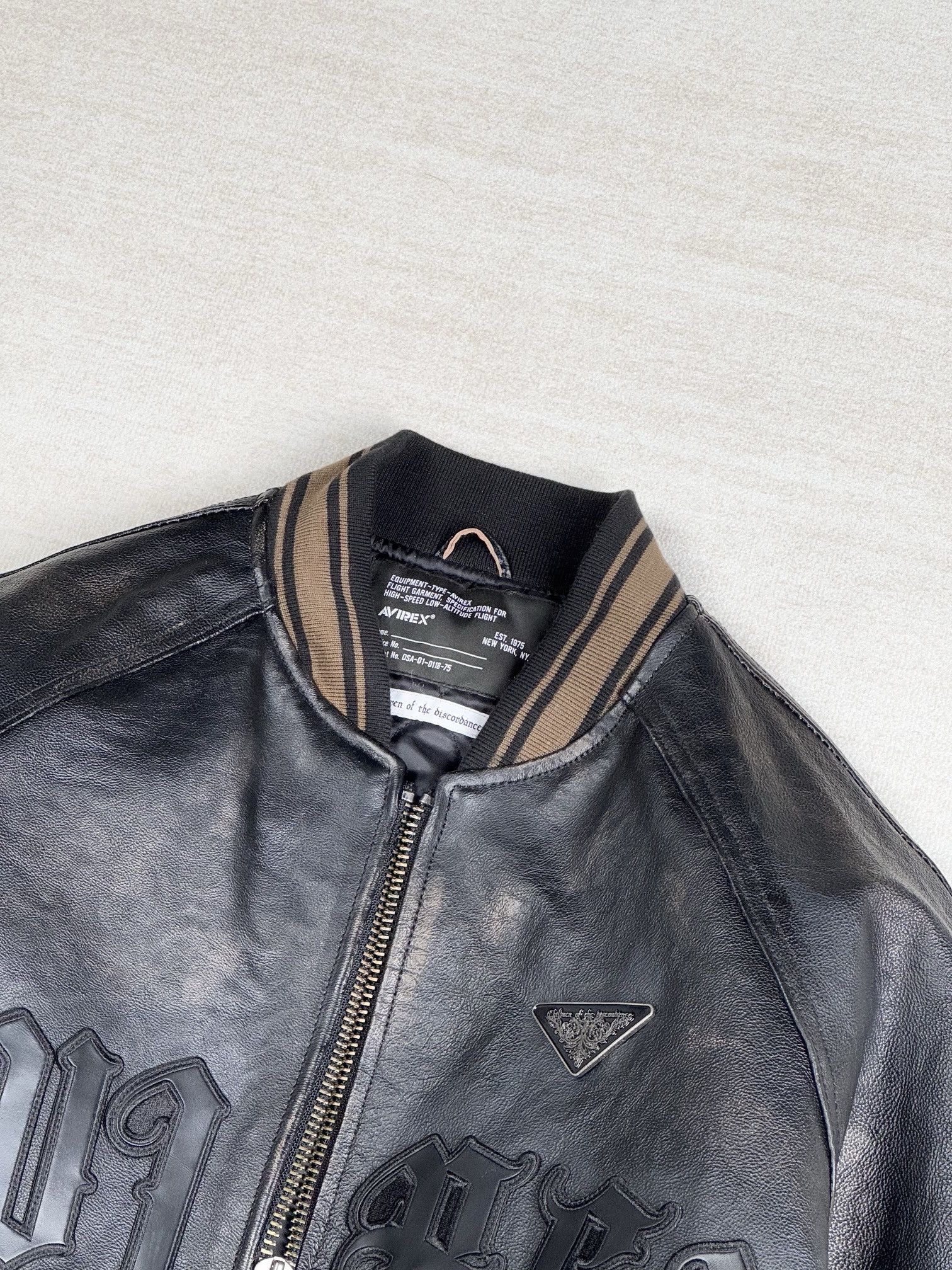 Avirex avirex x children of the discordance varsity leather jacket Size US M / EU 48-50 / 2 - 3 Thumbnail