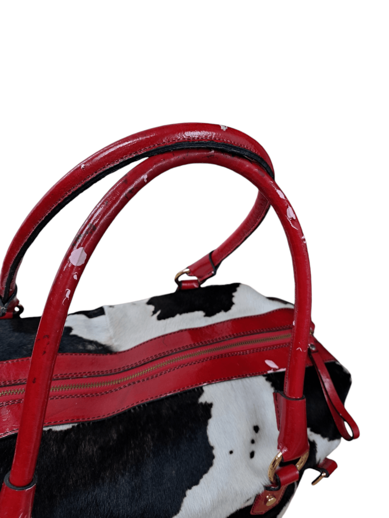 Other Cavalcanti Leather Cow Print Purse big bag Size ONE SIZE - 5 Thumbnail