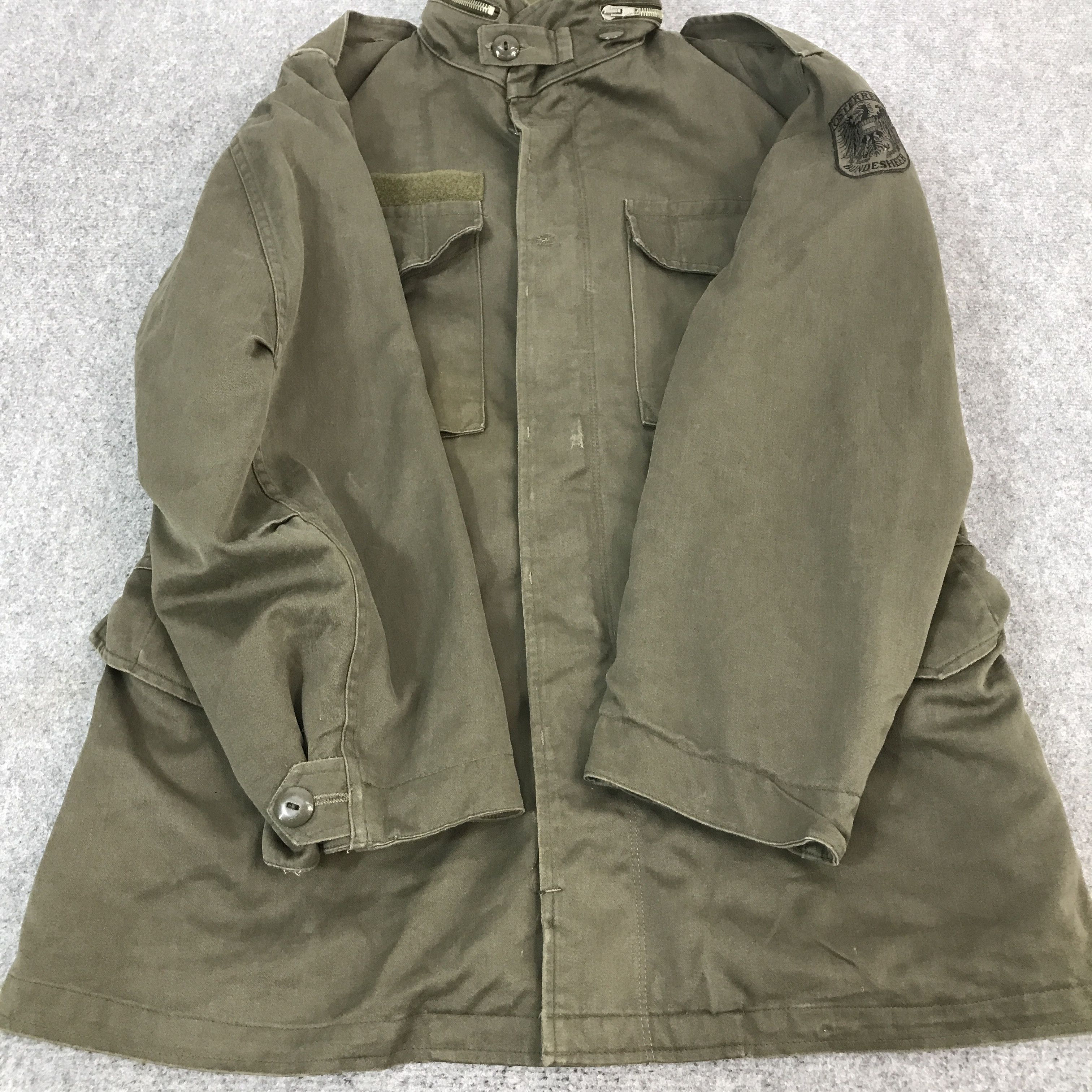 Vintage VINTAGE BUNDESHEER MILITARY DESIGN M65 JACKET Size US L / EU 52-54 / 3 - 8 Thumbnail