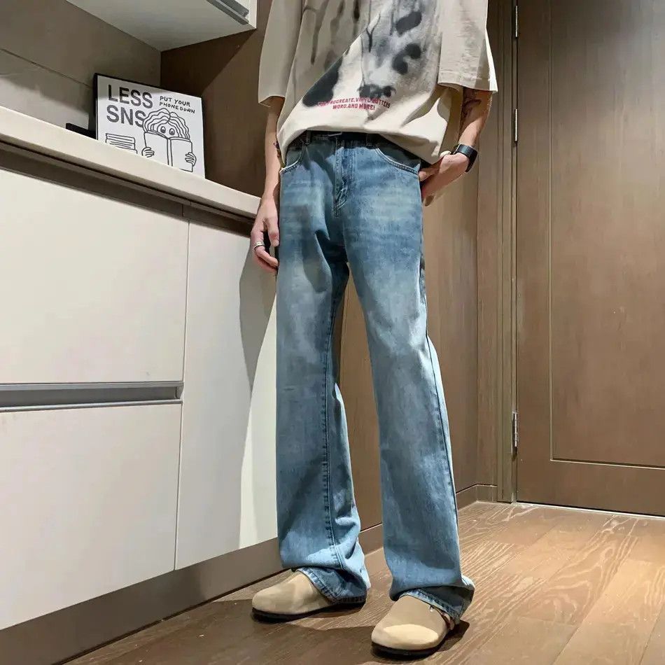 Japanese Brand Retro straight high street micro flared jeans Size US 32 / EU 48 - 4 Thumbnail