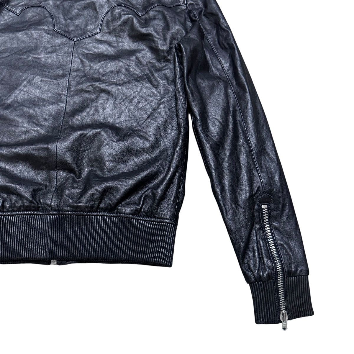 The Kooples The Kooples Leather Bomber Jacket Hooded Fluer Size US M / EU 48-50 / 2 - 9 Thumbnail