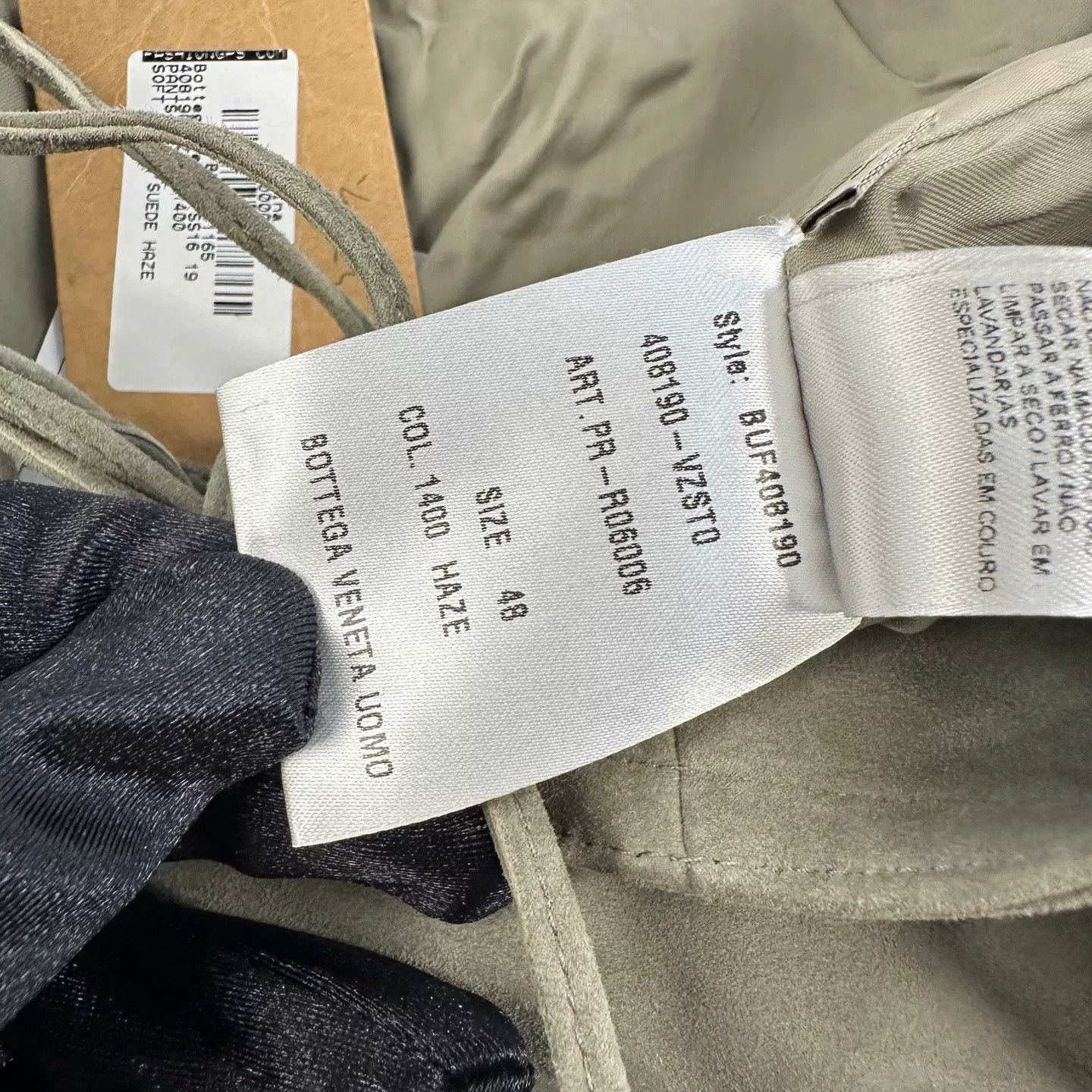 Bottega Veneta Bottega Veneta Gray Suede Pants Size 48 Size US 26 / EU 42 - 6 Thumbnail