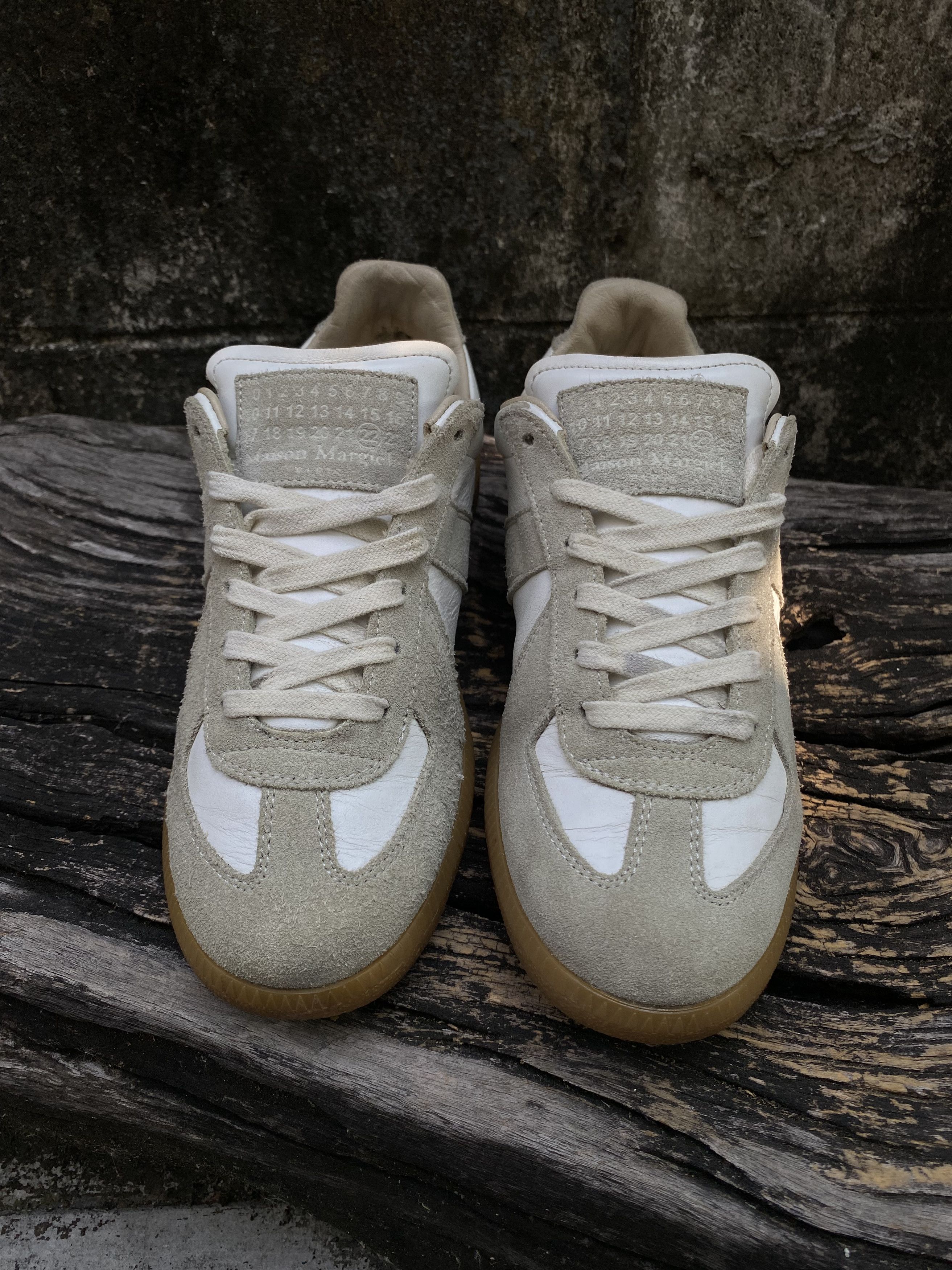 Maison Margiela Maison Margiela Replica GAT Beige Gum Sole Sneakers EU 36.5 Size US 6.5 / IT 36.5 - 3 Thumbnail