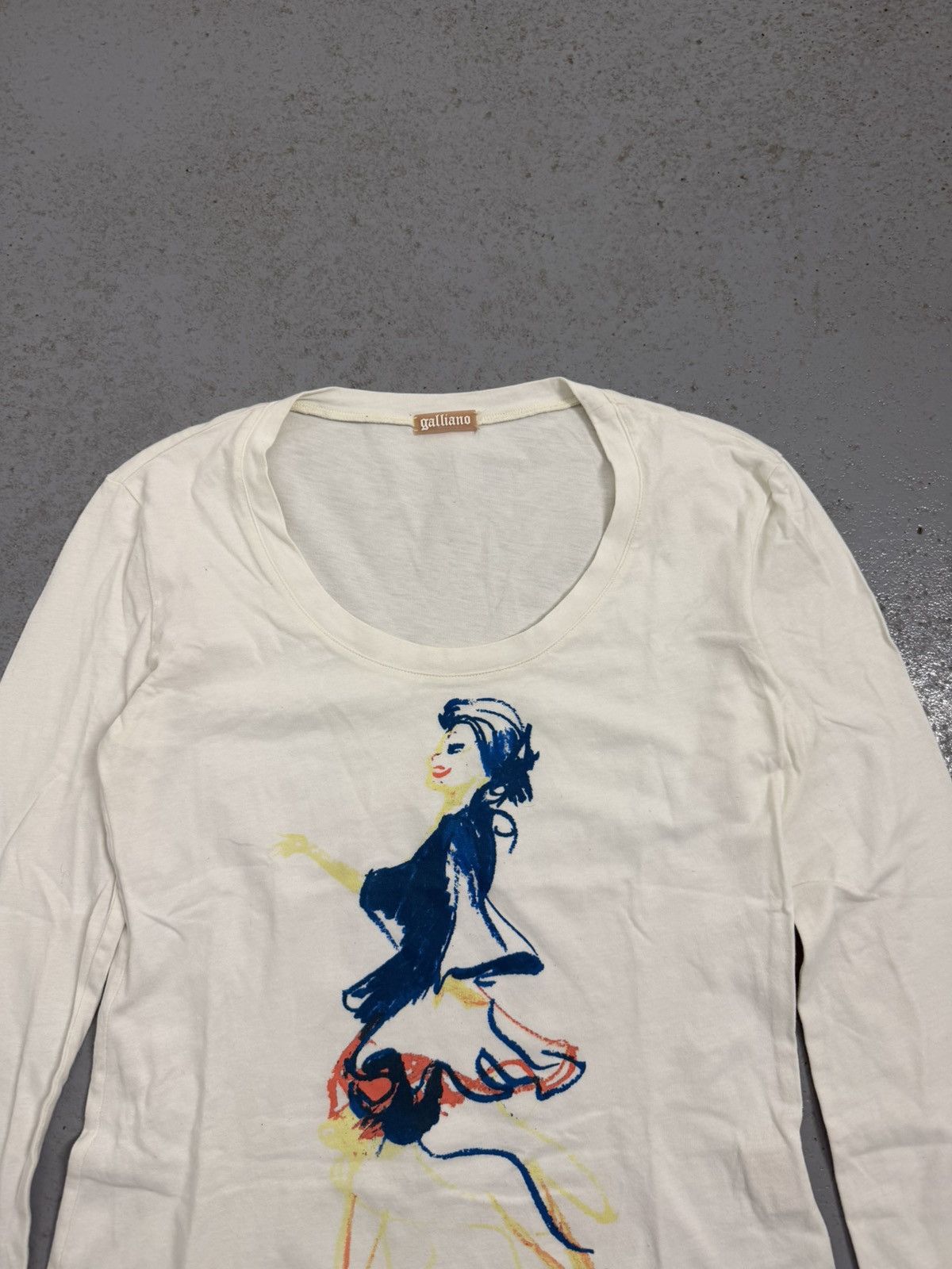 John Galliano Vintage 00s John Galliano Shopping Longsleeve Size S / US 4 / IT 40 - 4 Thumbnail