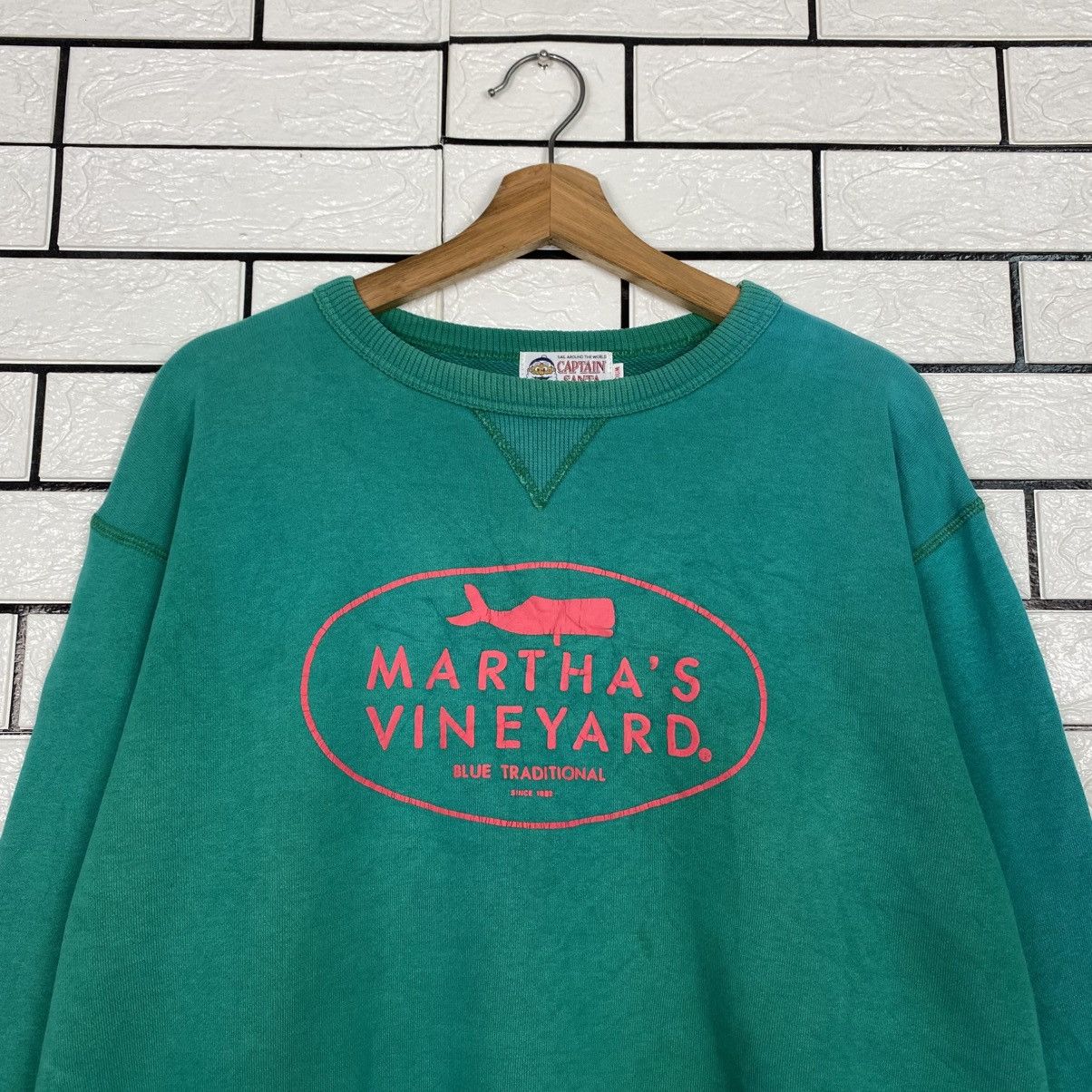 Japanese Brand Vintage Sweatshirt Crewneck Captain Santa Big Logo Size US M / EU 48-50 / 2 - 4 Thumbnail