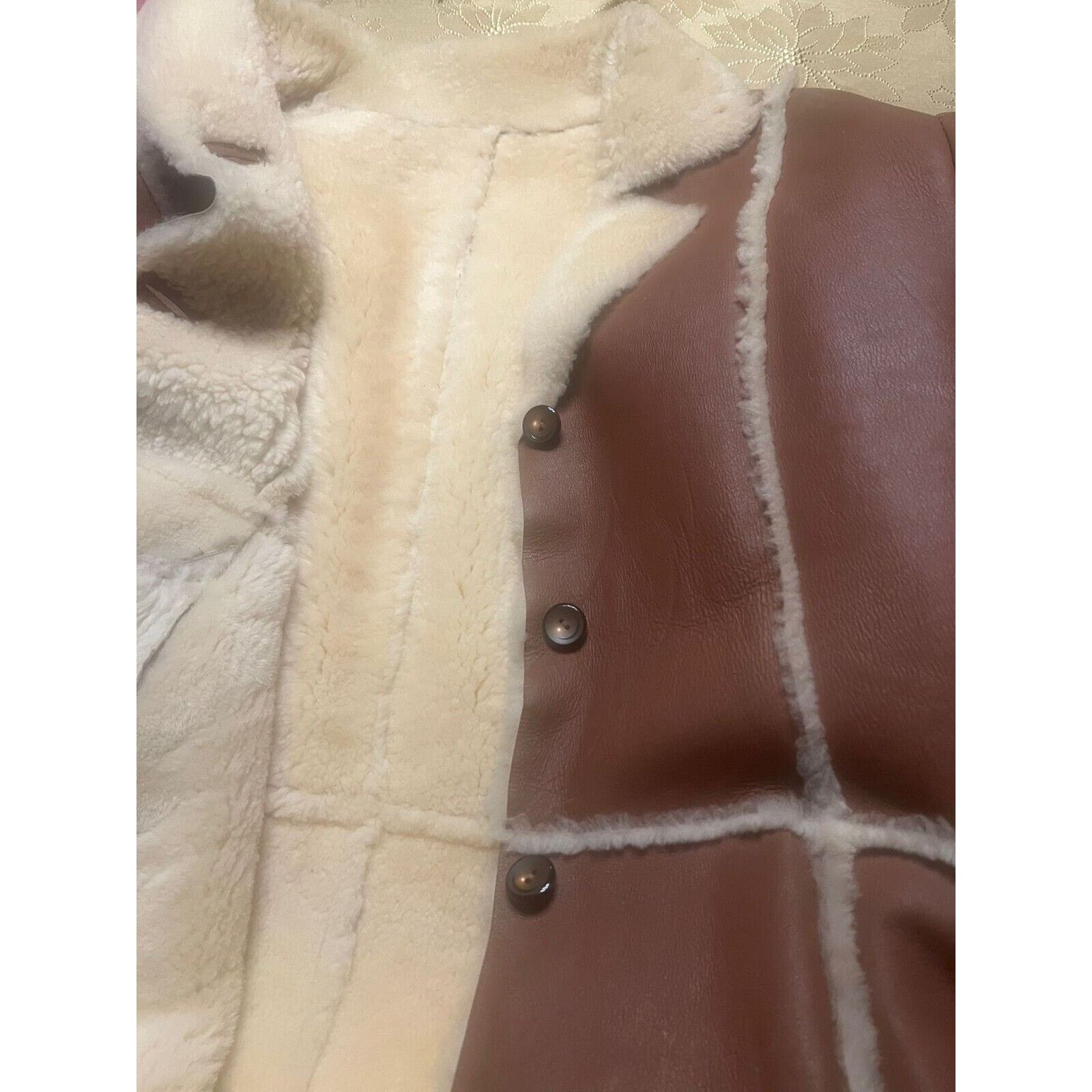 Excelled Excelled Leather Jacket Size XL Sheepskin Brown Shearling Size US XL / EU 56 / 4 - 6 Thumbnail