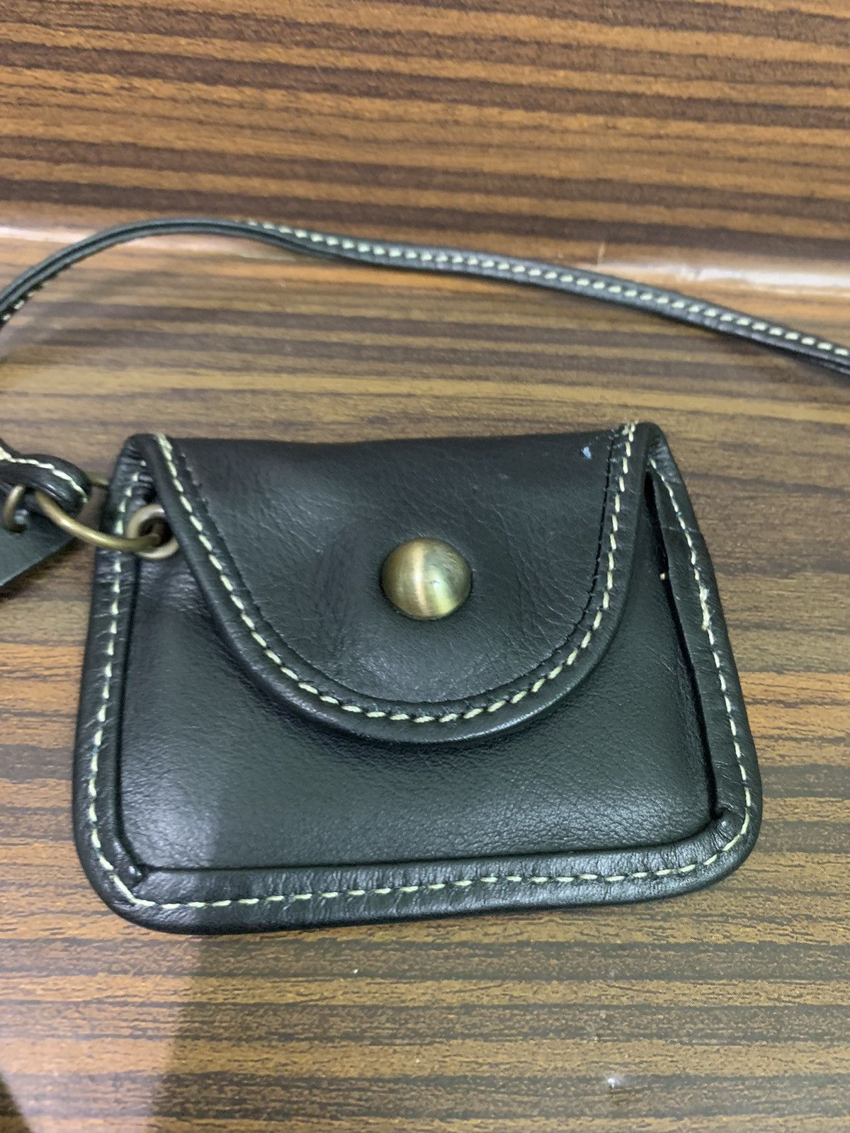 Vintage Ungaro Coin Wallet Leather Strap belted Size ONE SIZE - 3 Thumbnail