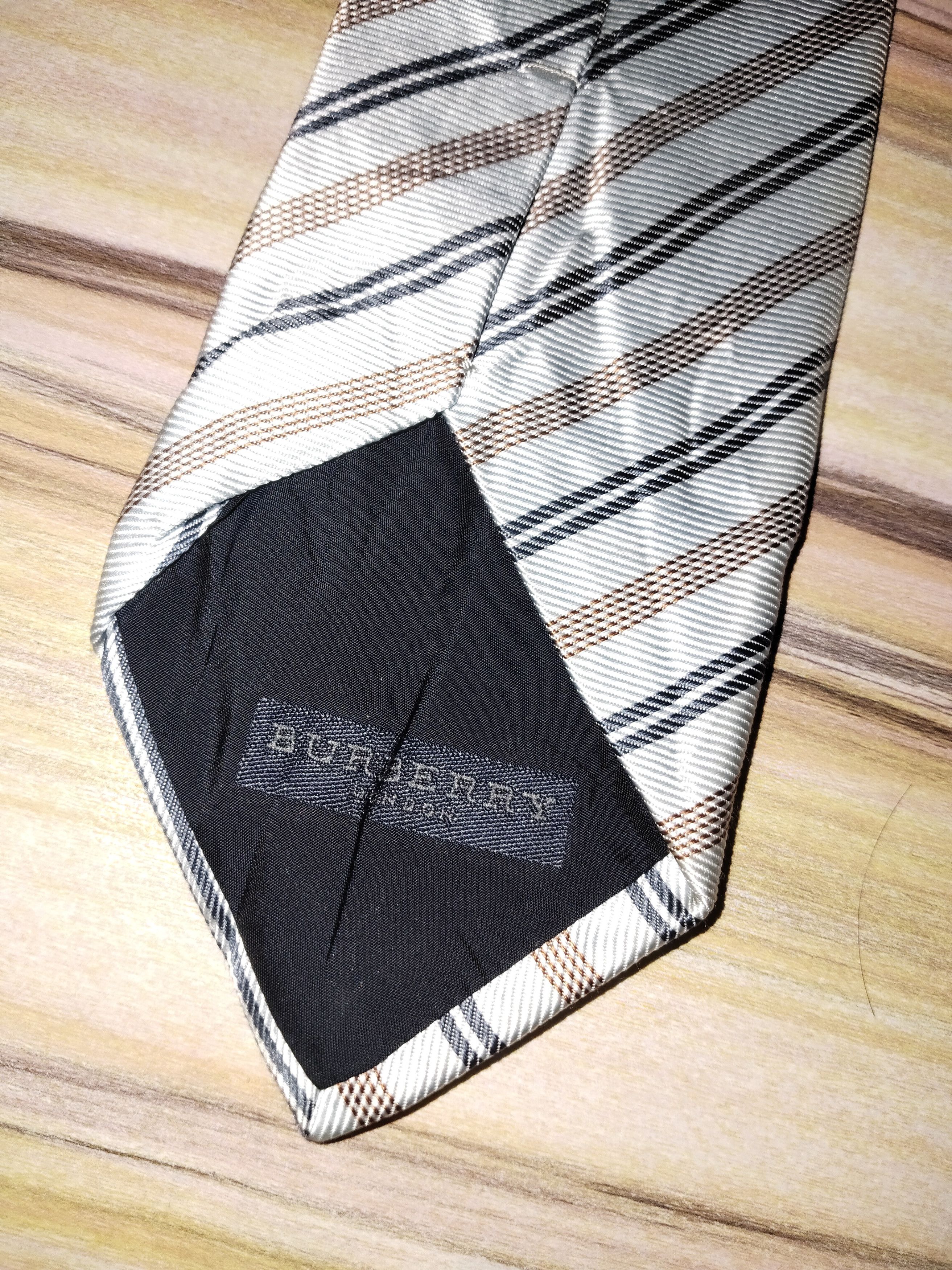 Burberry BURBERRY LONDON Stripe Necktie Size ONE SIZE - 3 Thumbnail