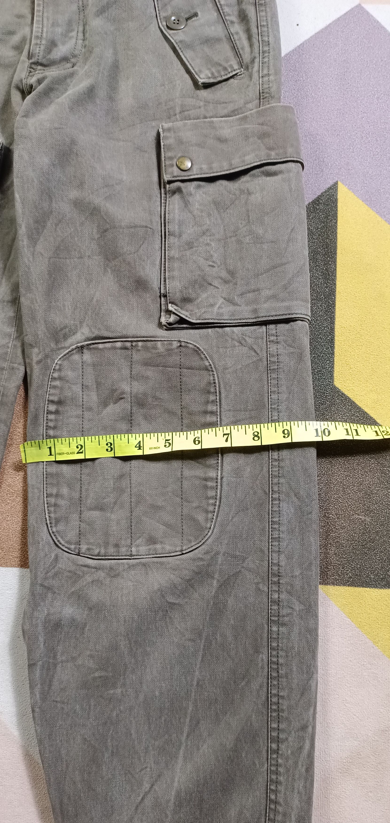 14th Addiction × Henry Cotton's × KMRii Vintage🔥Henry Cottons "Luva Tram"Tactical Multi Pocket Size US 31 - 15 Thumbnail
