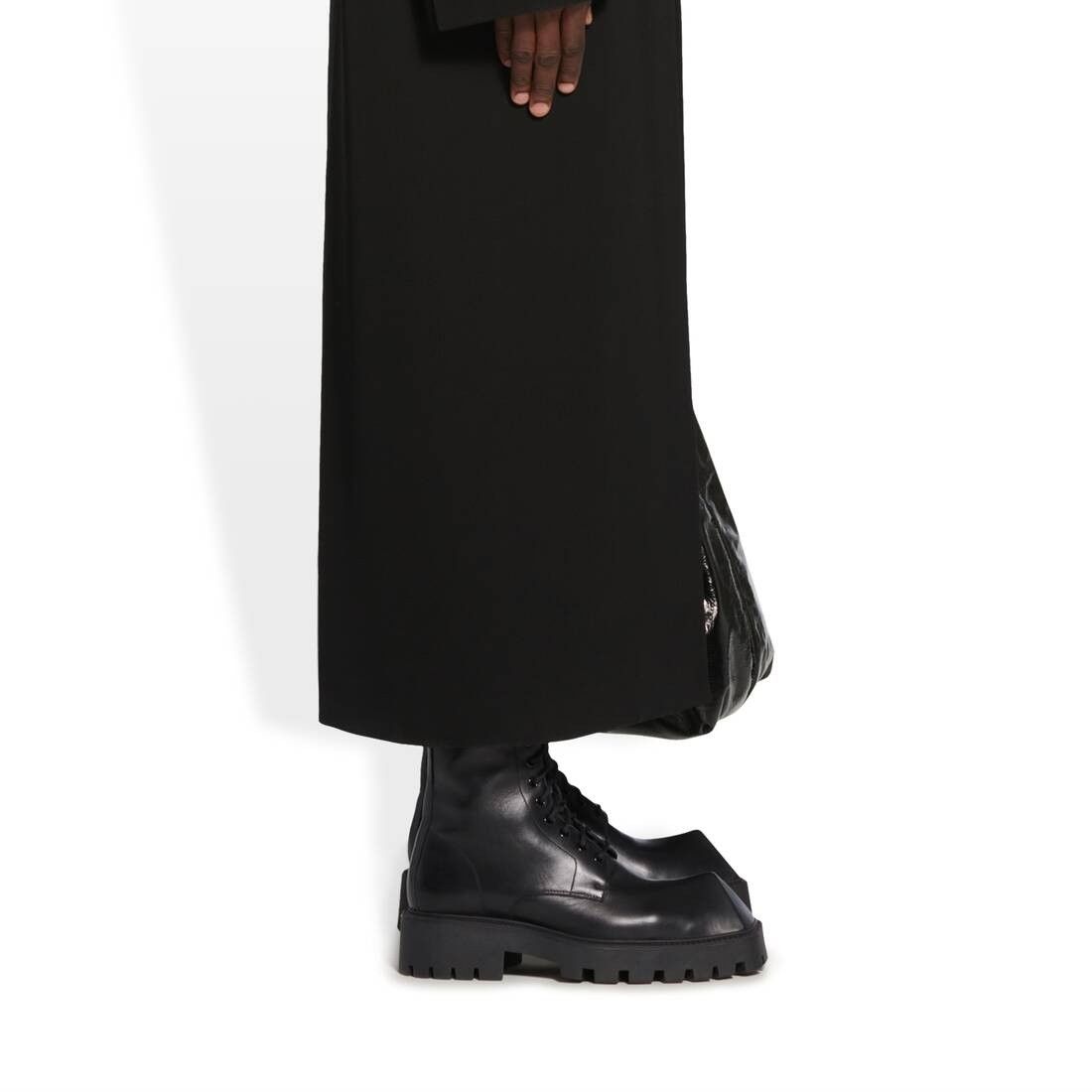 Balenciaga o1srvl11e0925 Rhino Lace-Up Boots in Black Size US 10 / EU 43 - 8 Thumbnail