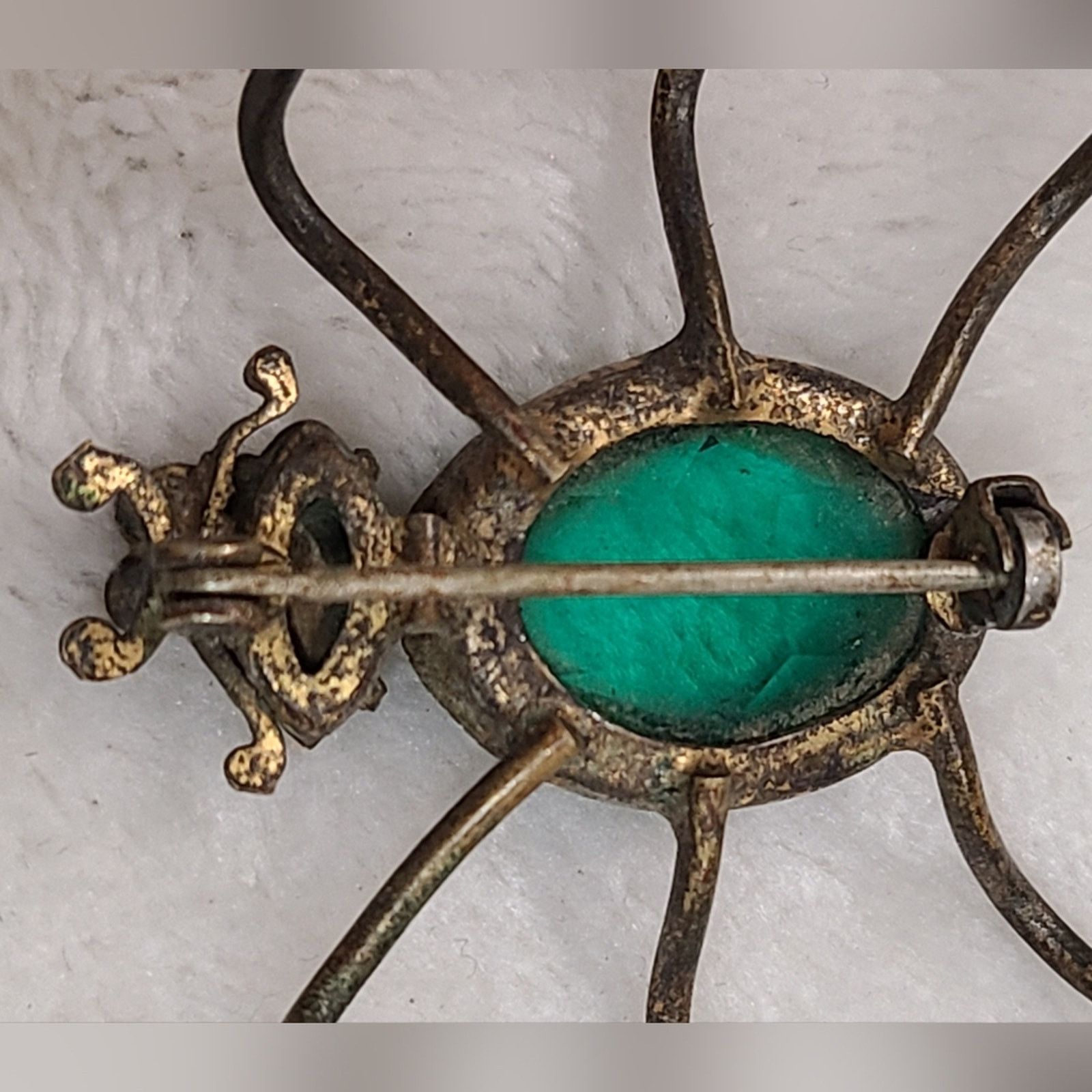 Other Antique 1920s Jeweled Insect Brooch Size ONE SIZE - 4 Thumbnail
