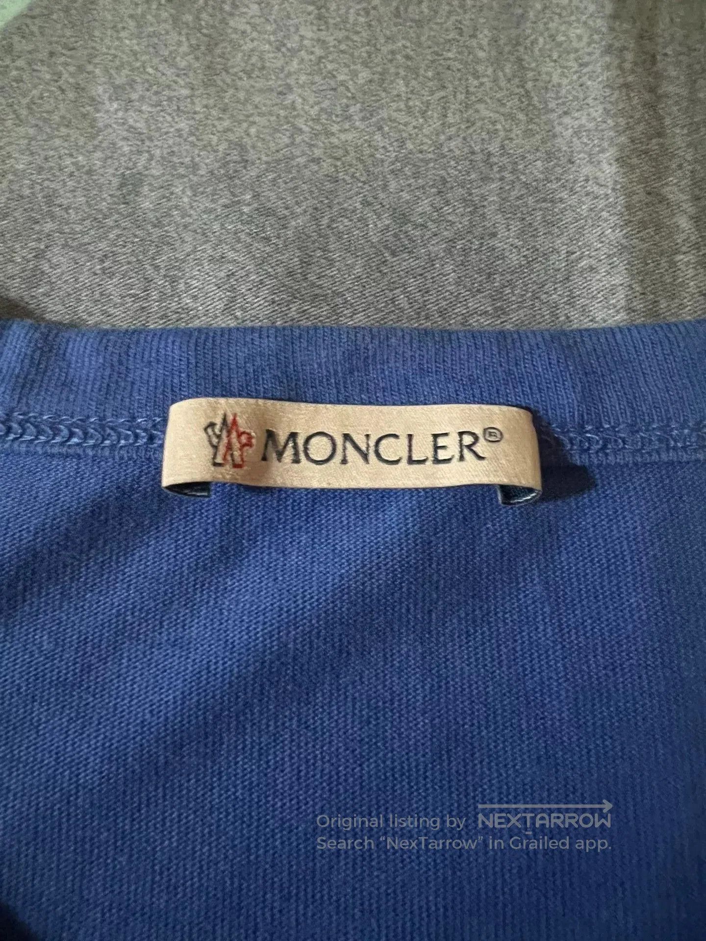 Moncler Moncler Double Logo Short Sleeve T-Shirt. Size US XL / EU 56 / 4 - 4 Thumbnail