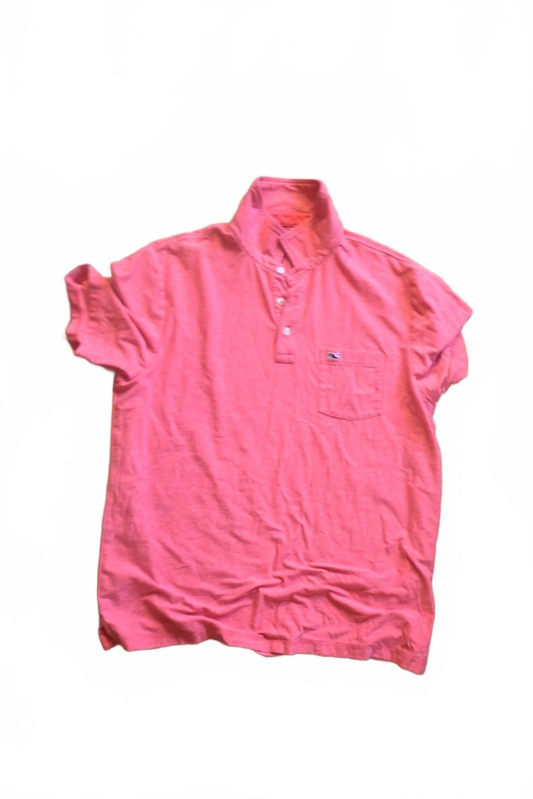 Vineyard Vines Men's Vineyard Vines Coral Pink Short Sleeve Polo Shirt Sz M Size US M / EU 48-50 / 2 - 1 Thumbnail