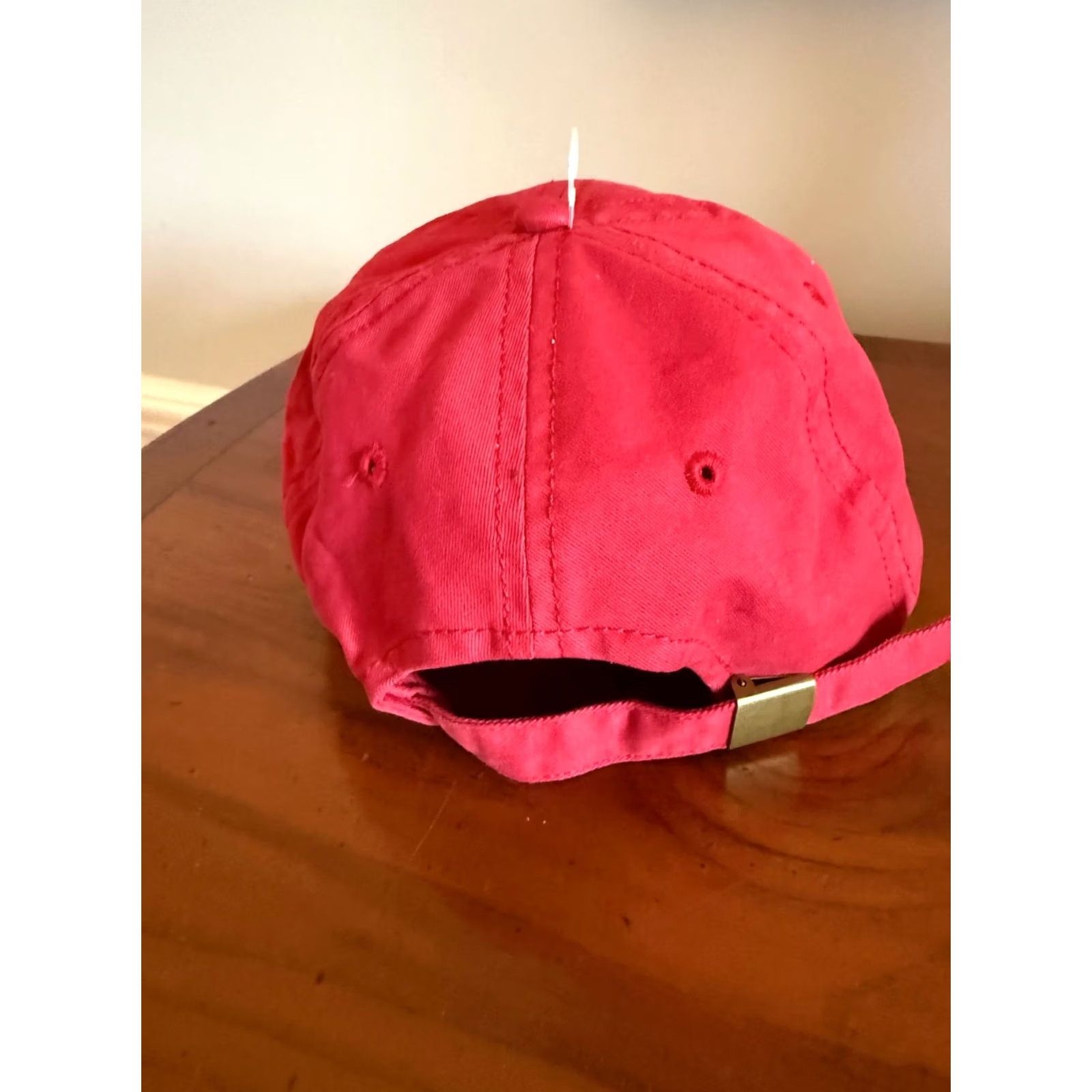 Camel VINTAGE Camel Baseball Cap Hat Red 100% Cotton Adjustable Strapback Men USA 80s Patch Joe Camel Logo Size ONE SIZE - 3 Thumbnail