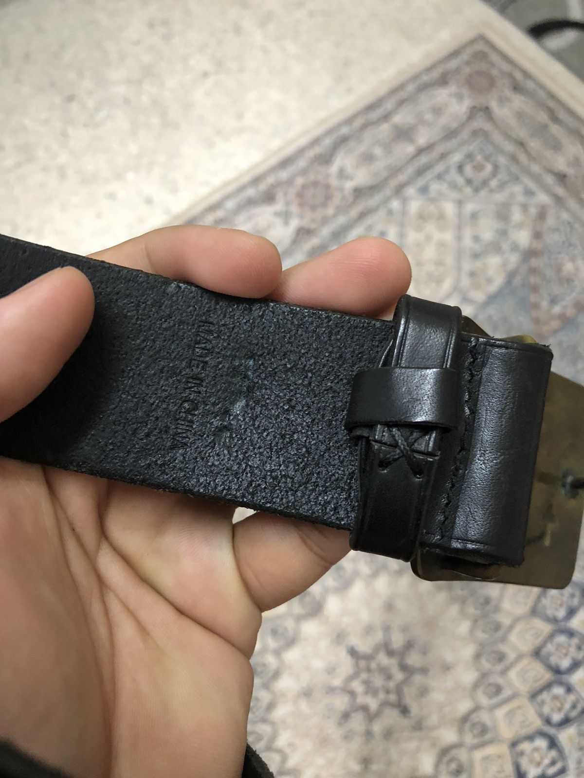 Leather Rare❗️Vintage Polo Ralph Lauren Anchor Buckle Leather Belt Size ONE SIZE - 6 Thumbnail