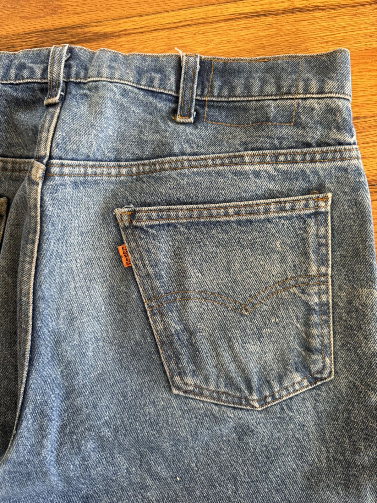 Levi's Vintage Orange Tab 517 Levi’s Bootcut Denim Jeans Size US 36 / EU 52 - 6 Thumbnail