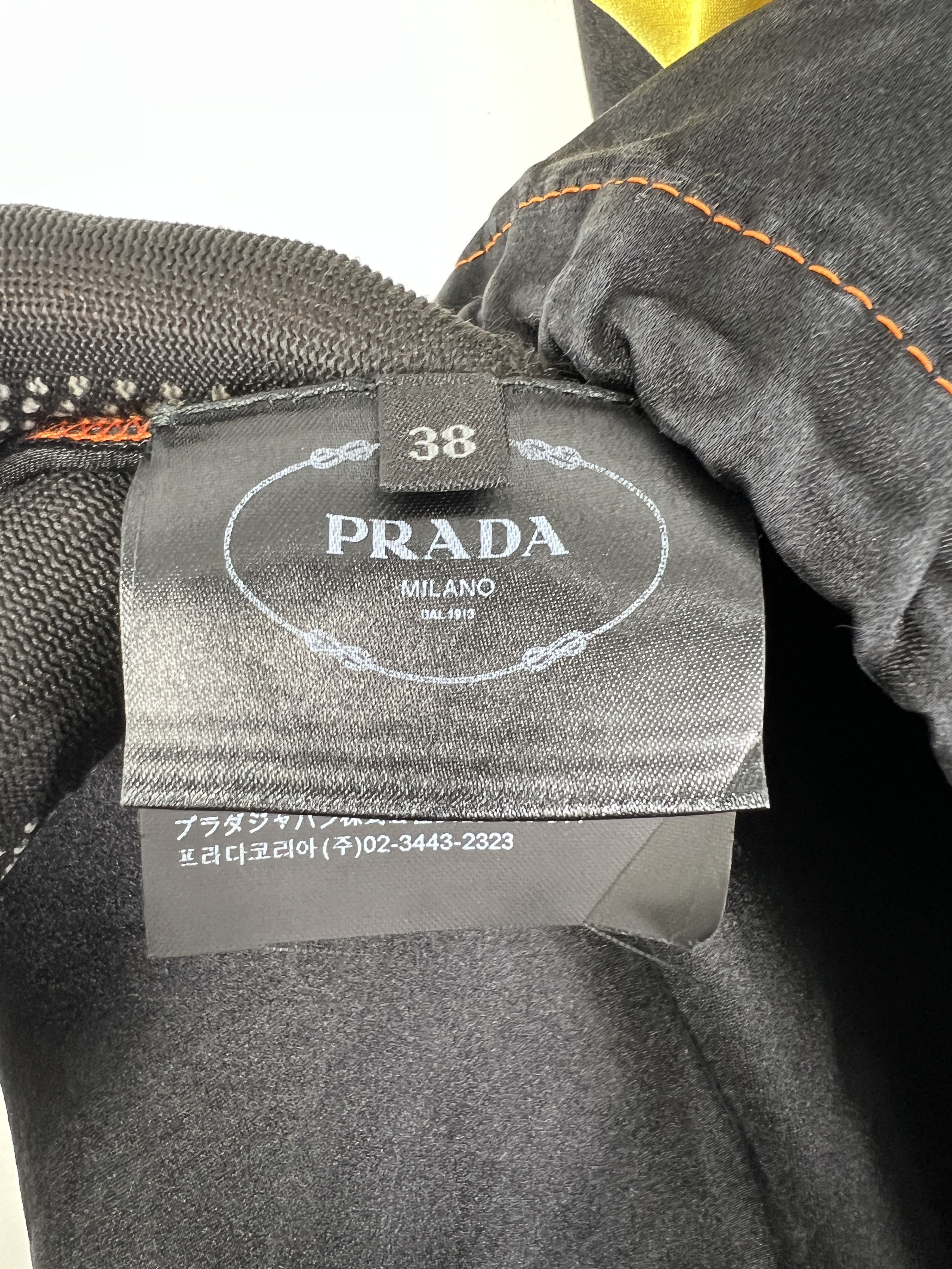 Prada PRADA 2016 Side Striped Silk Mini Dress (38) GTMP366 Size XS / US 0-2 / IT 36-38 - 5 Thumbnail