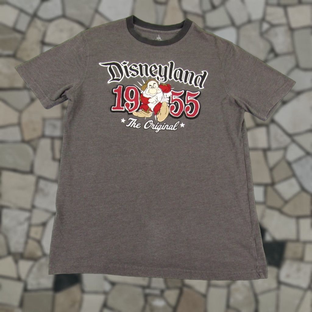 Disney Disney Mens Shirt Gray Grumpy Disneyland Parks 1955 Tee Size US M / EU 48-50 / 2 - 1 Thumbnail