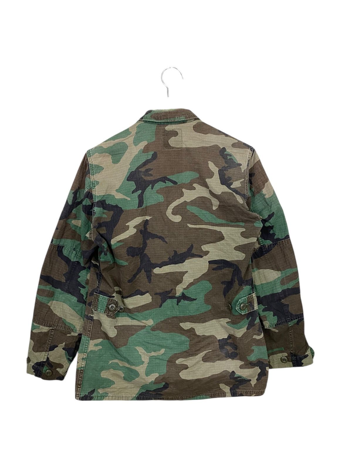 Vintage Vintage 80s usmc army camo jacket distressed Size US M / EU 48-50 / 2 - 7 Thumbnail