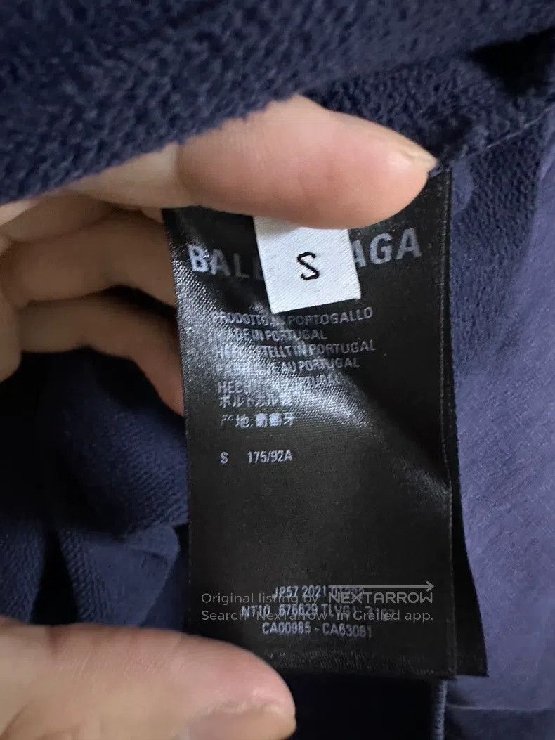 Balenciaga Balenciaga Navy Ski Sweatshirt Size US S / EU 44-46 / 1 - 4 Thumbnail