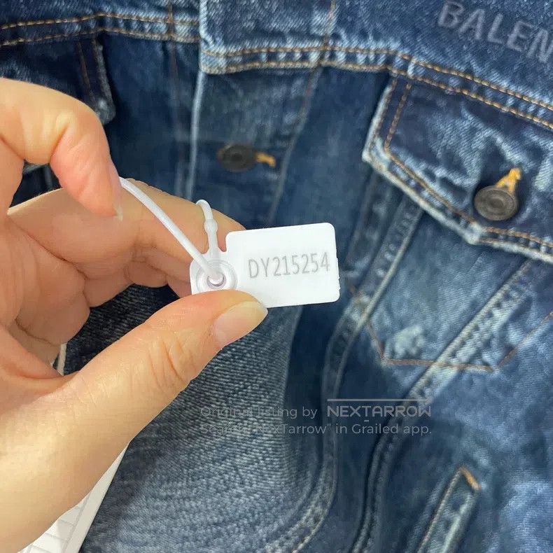 Balenciaga Balenciaga Logo Embroidered Denim Jacket Size US S / EU 44-46 / 1 - 7 Thumbnail