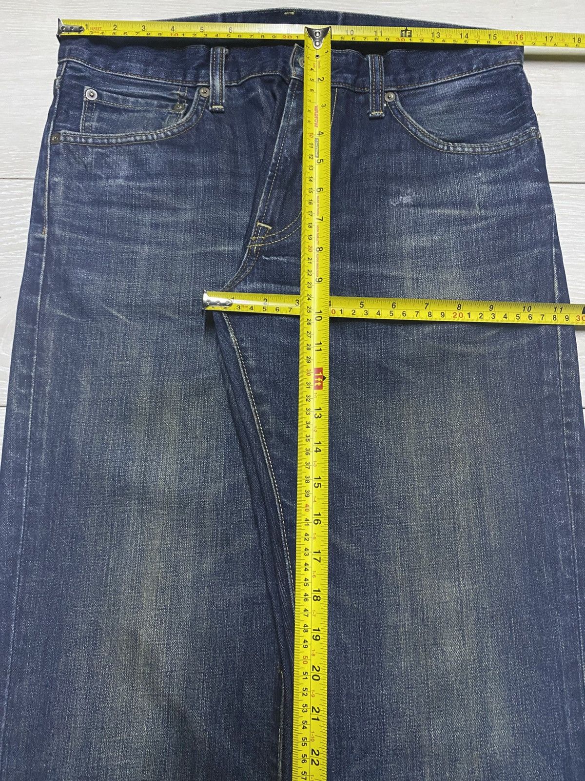 Jil Sander × Uniqlo Vintage Uniqlo UJ Grunge Distressed Loose Jeans Size US 32 / EU 48 - 12 Thumbnail