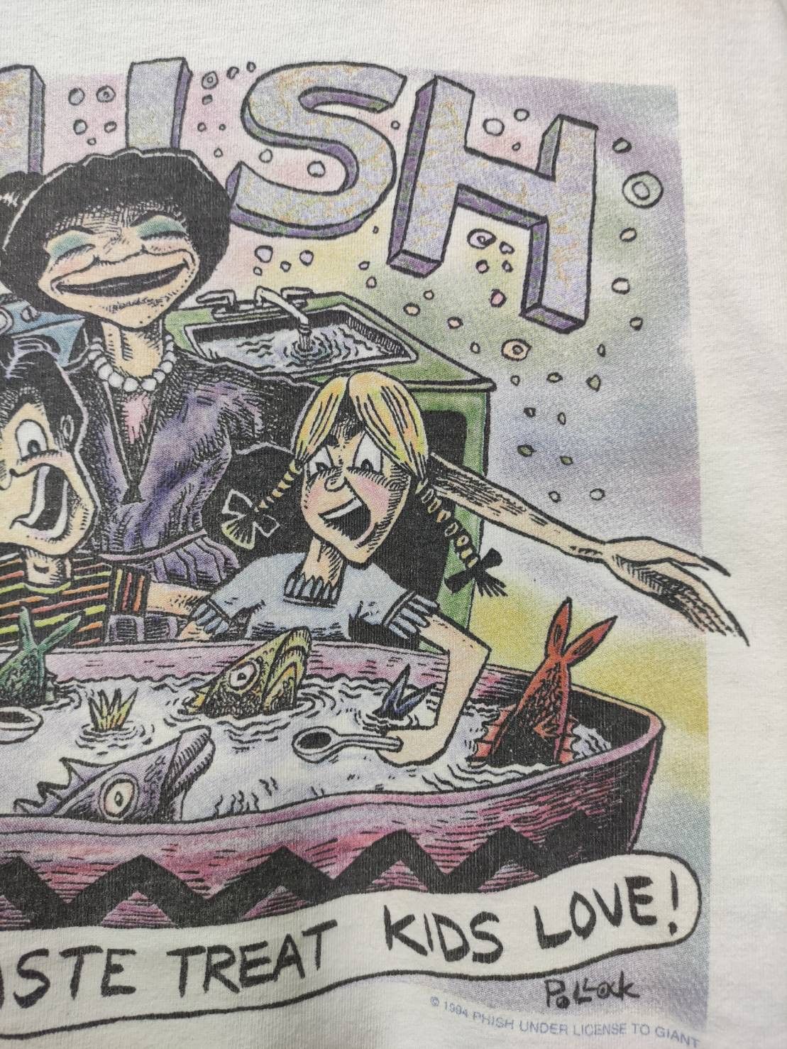 Band Tees Vtg 90's Phish " The Taste Treat Kids Love! " Pollock Art Size US XL / EU 56 / 4 - 5 Thumbnail