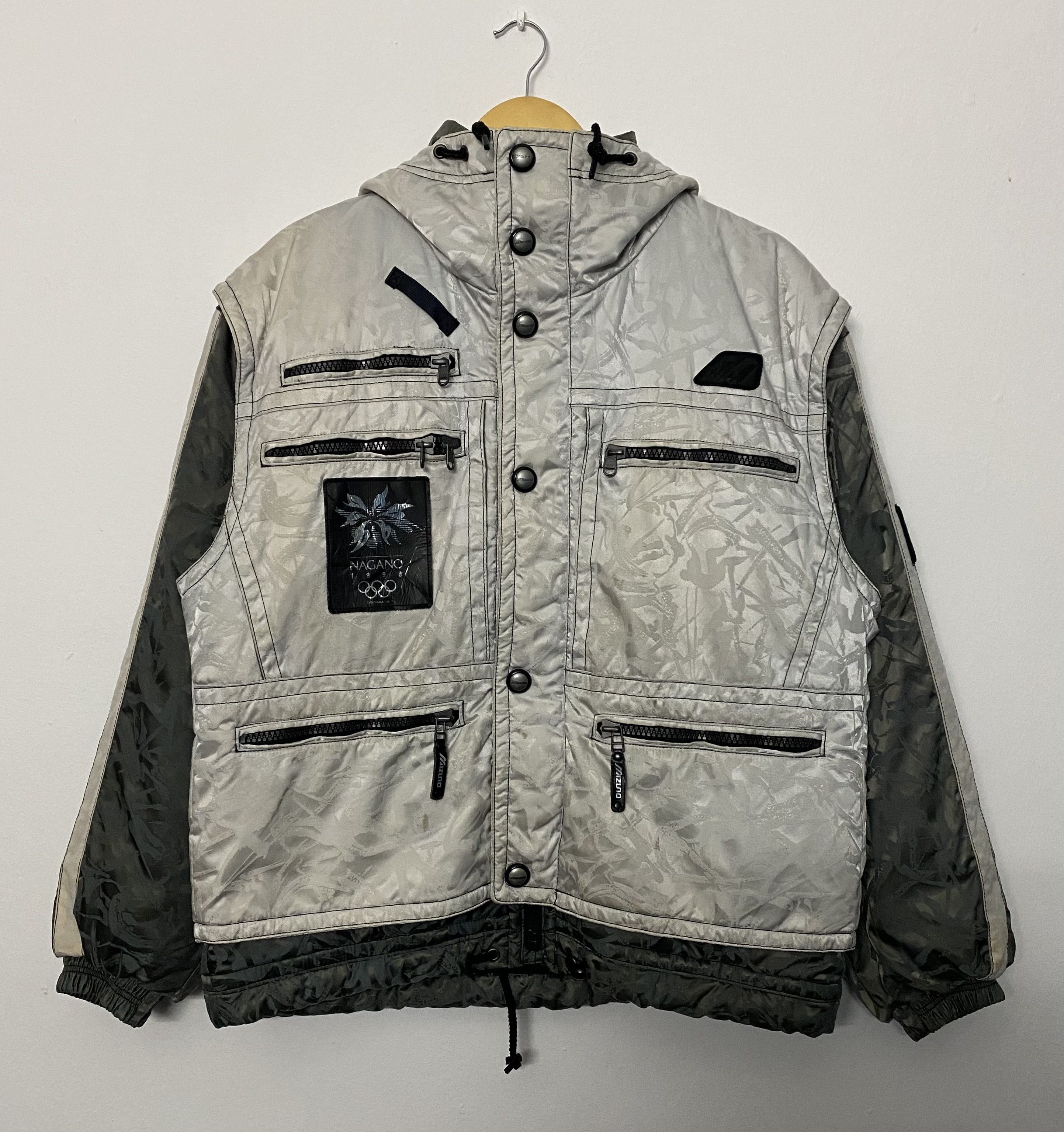 Vintage Vintage 1998 Nagano Winter Olympics x Mizuno Puffer Jacket Size US M / EU 48-50 / 2 - 1 Thumbnail