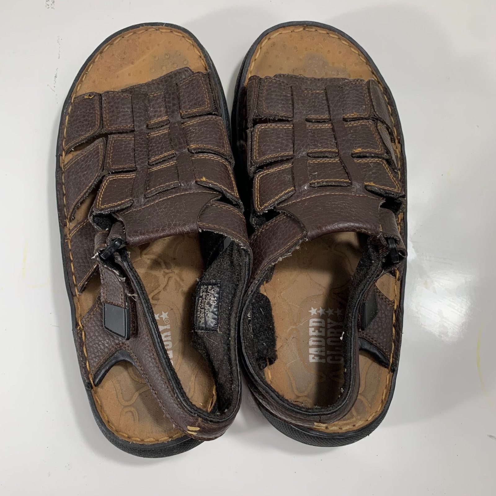 Other Faded Glory Mens 10 Fisherman Sandals Chunky Platform Size US 10 / EU 43 - 7 Thumbnail
