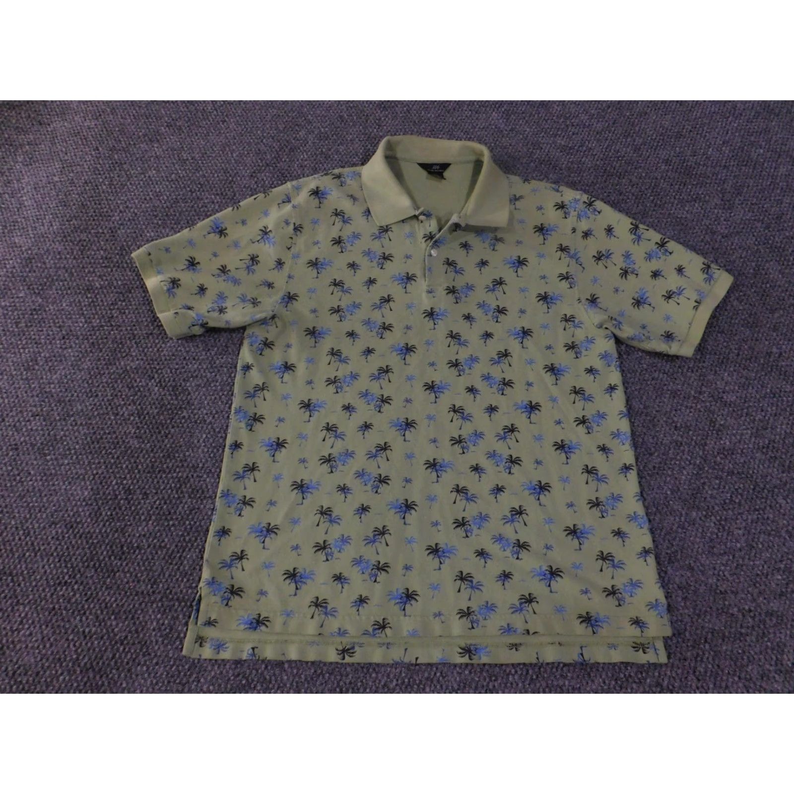 Brooks Brothers Brooks Brothers 346 Polo Shirt Mens Large Palm Tree Print Short Sleeve Cotton Green Polo Shirt Mens Large Palm Tree Print Tropical Summer Guru Size US L / EU 52-54 / 3 - 2 Thumbnail