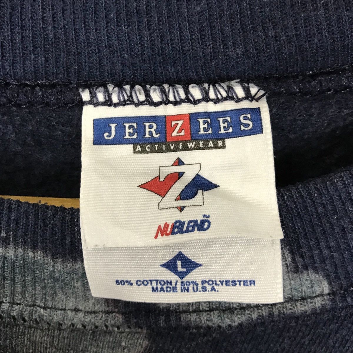 Jerzees Vintage Jerzees Acid Wash Pullover Jumper Sweatshirt Size US L / EU 52-54 / 3 - 4 Thumbnail