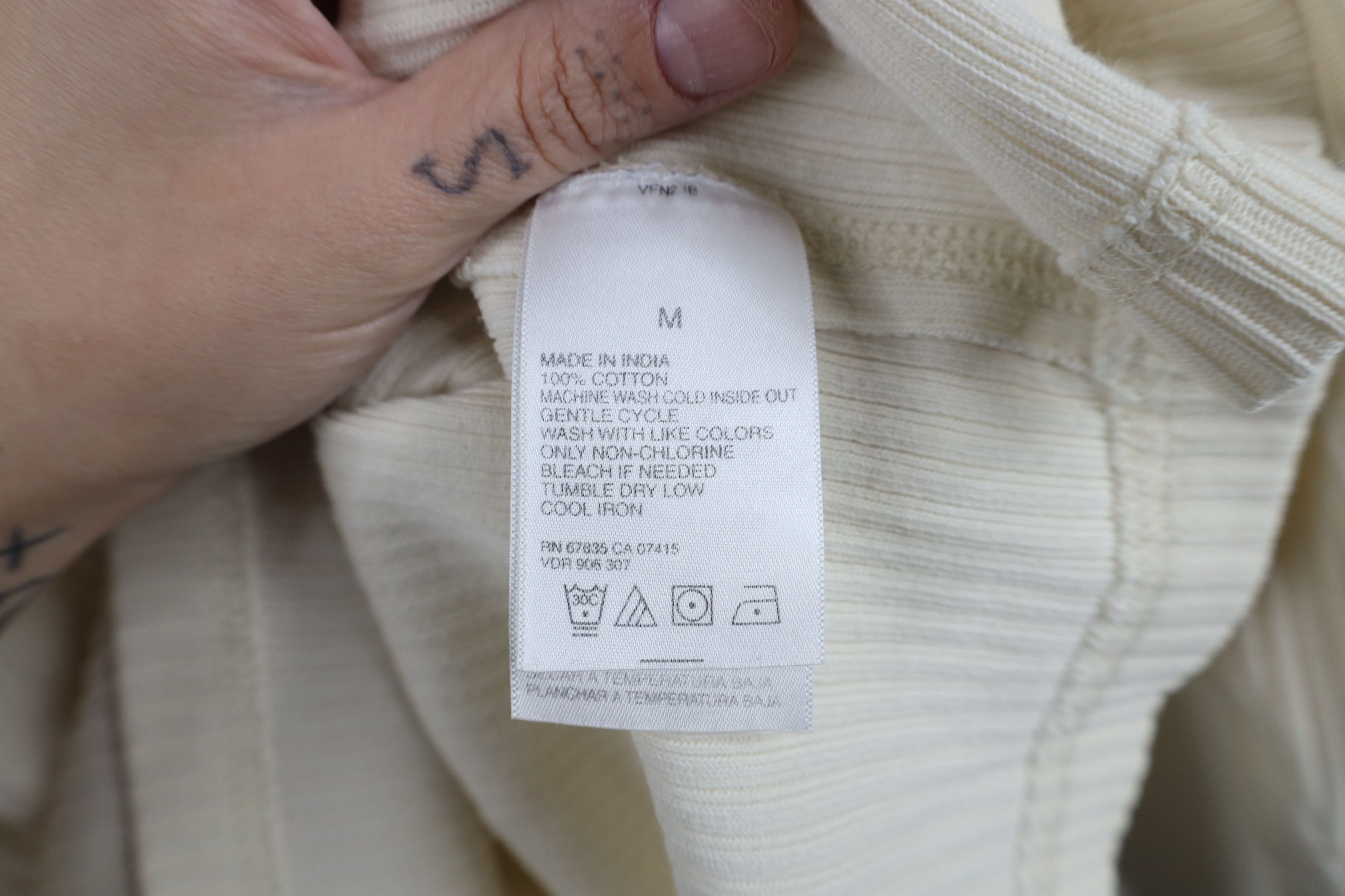 Nautica Vintage 90s Nautica Cotton Ribbed Knit Long Sleeve T-Shirt Size US M / EU 48-50 / 2 - 9 Thumbnail