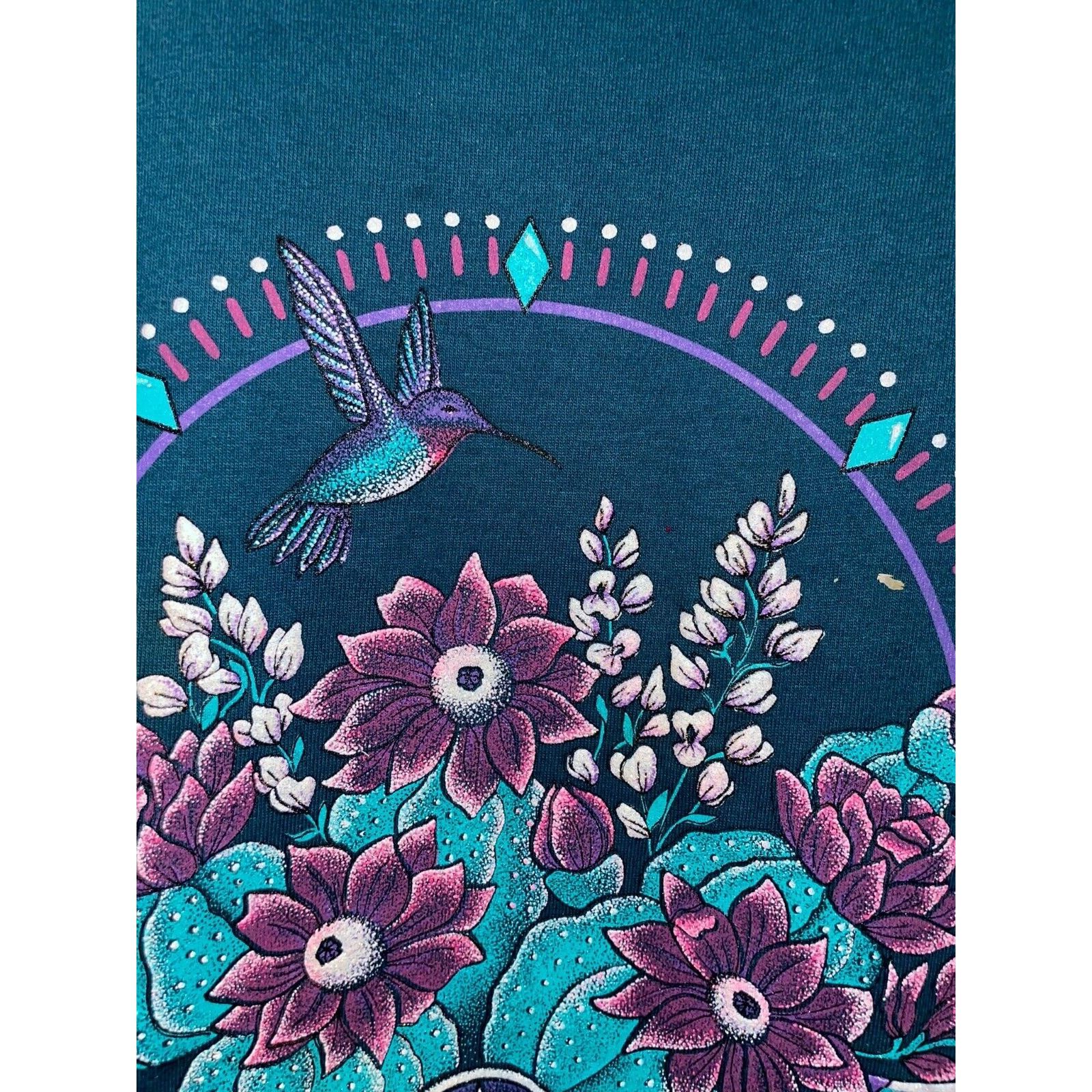 Jerzees Vintage Test Print Shirt Arizona Cactus Wildflower Tee VTG L Size US L / EU 52-54 / 3 - 4 Thumbnail
