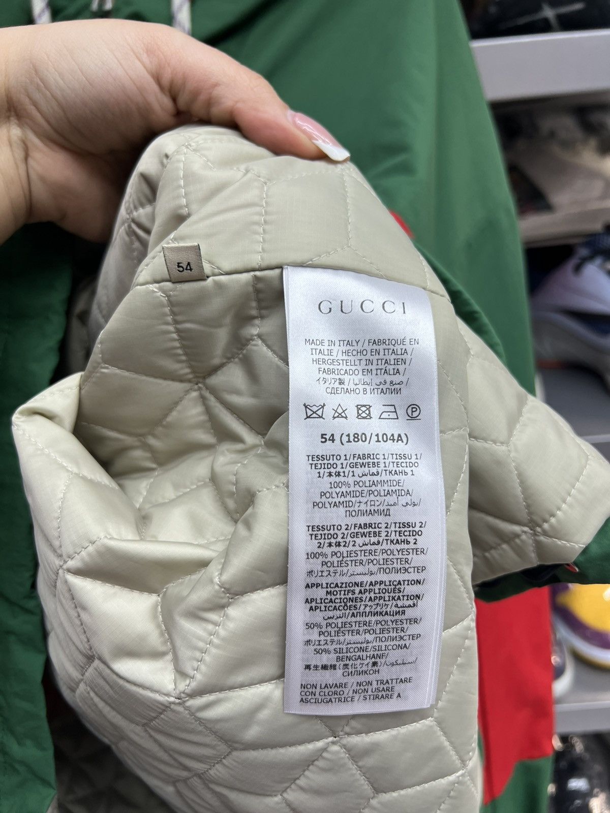 Gucci Gucci Anorak Web Logo Jacket Size US XXL / EU 58 / 5 - 14 Thumbnail