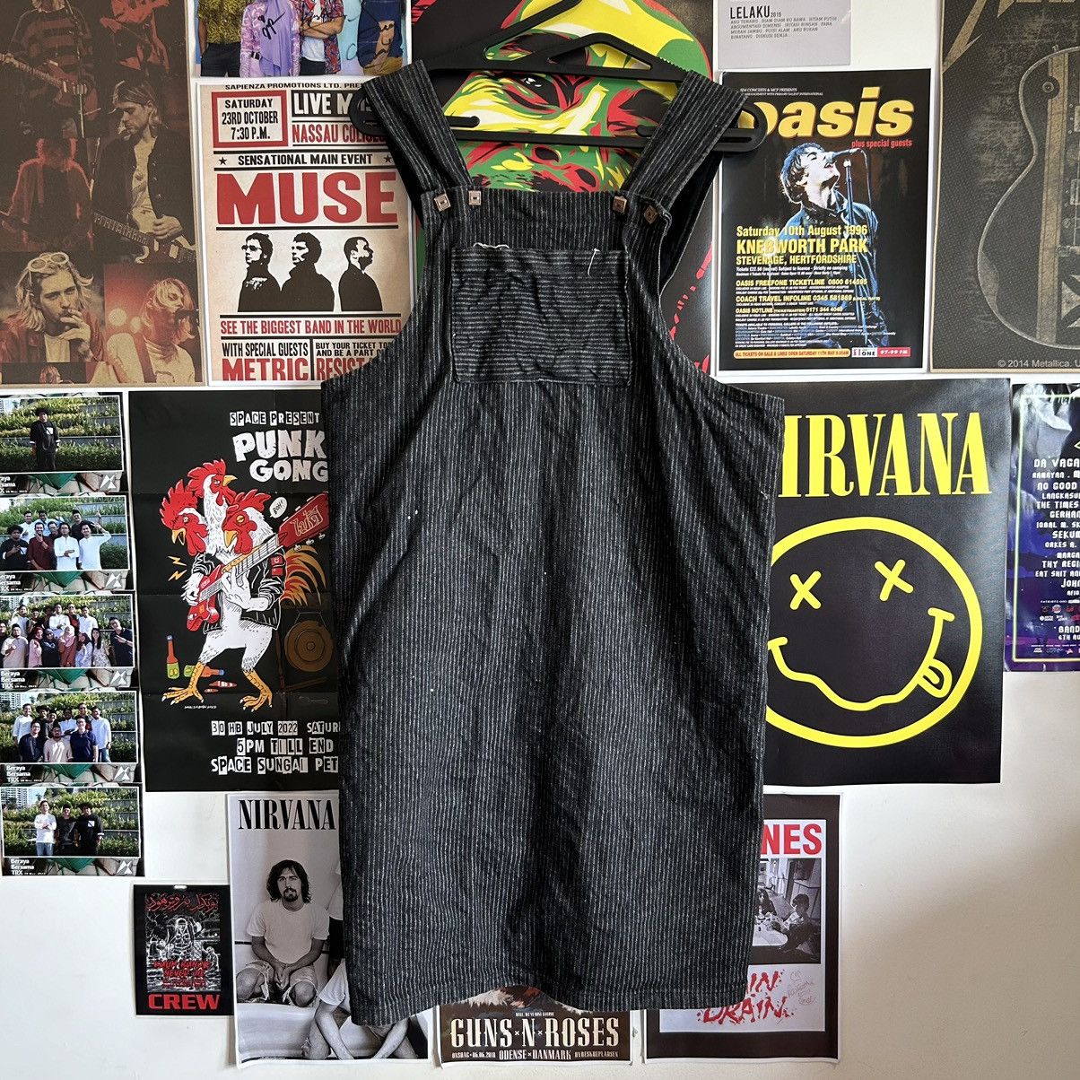 Japanese Brand Vintage Japanese Bib Apron Size US S / EU 44-46 / 1 - 1 Thumbnail