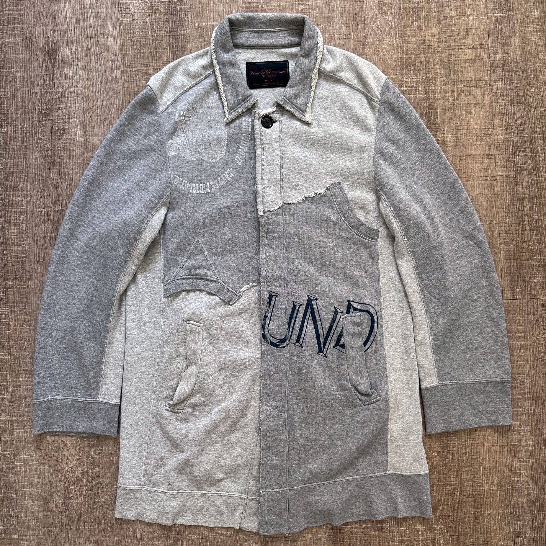 Undercover AW03 Paper Doll Hybrid Reconstructed Peacoat Size US M / EU 48-50 / 2 - 4 Thumbnail