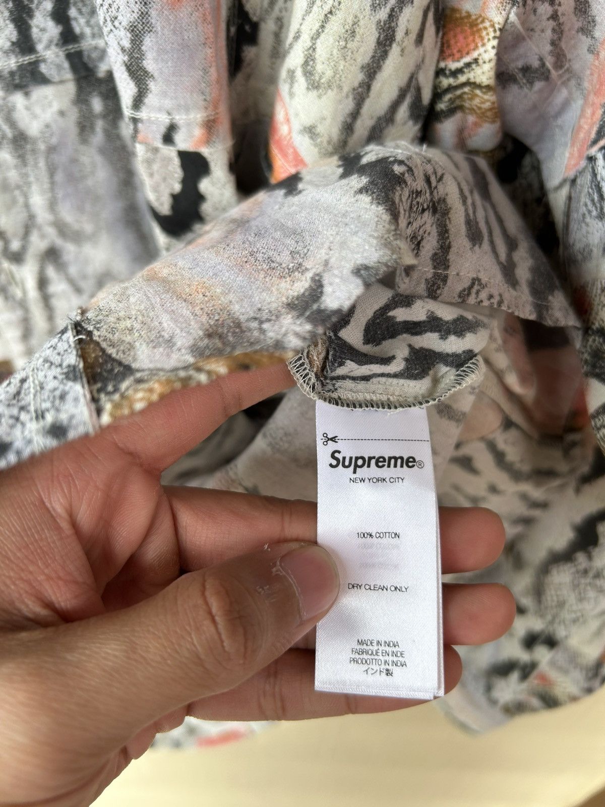 Martine Rose × Supreme NEW MARTINE ROSE SUPREME PATCHWORK BUTTON UP Size US L / EU 52-54 / 3 - 7 Thumbnail