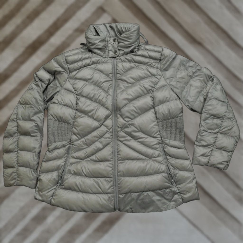 Vintage **A New Approach Jacket XL Grey Women's Down Puffer** User: A New Approach Jacket Grey Women's XL Down Puffer Size XL / US 12-14 / IT 48-50 - 1 Thumbnail