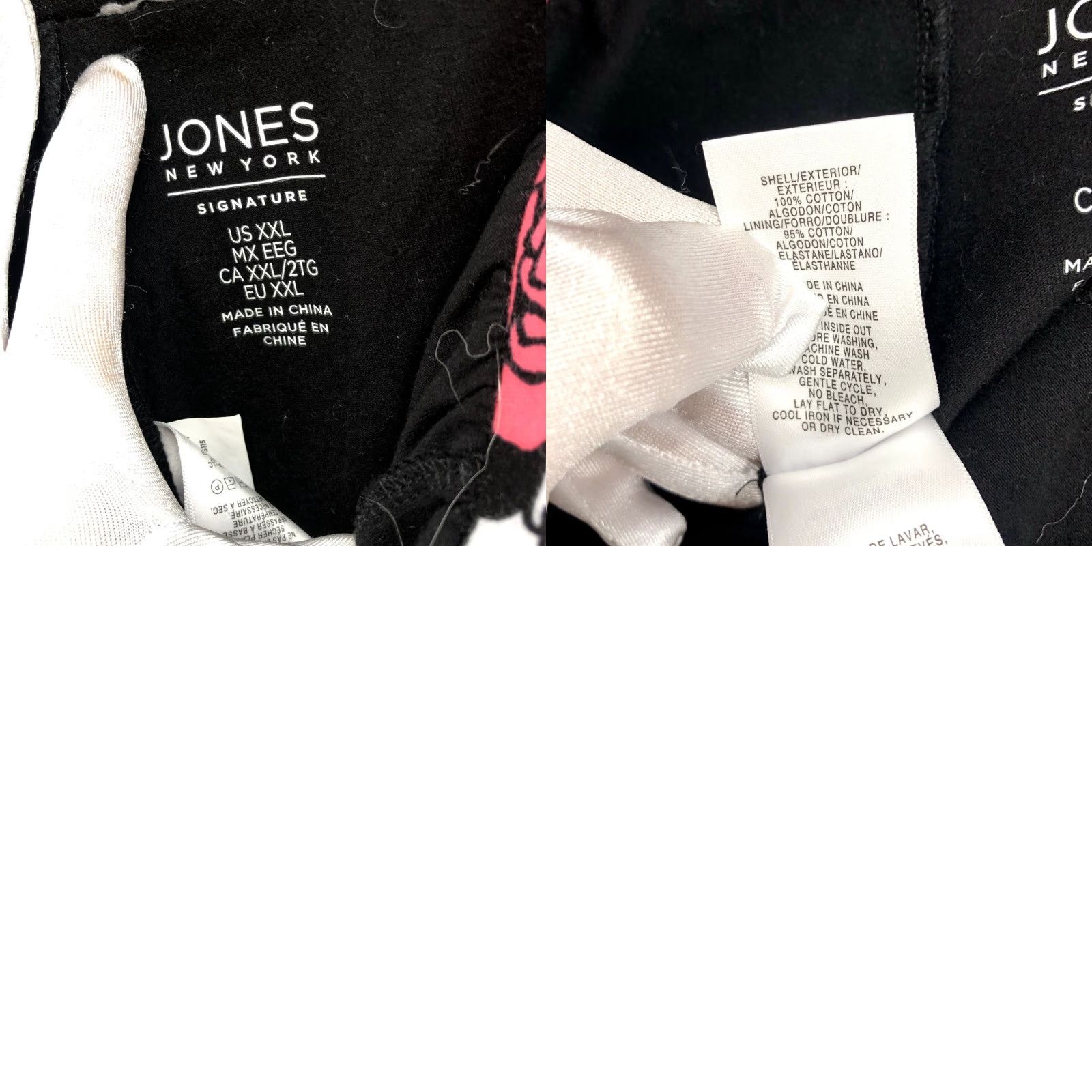 Jones New York Jones New York Mini Skort Womens XXL Pink Floral Cotton Athletic Faux Wrap Skort Size 40" / US 18 - 8 Thumbnail