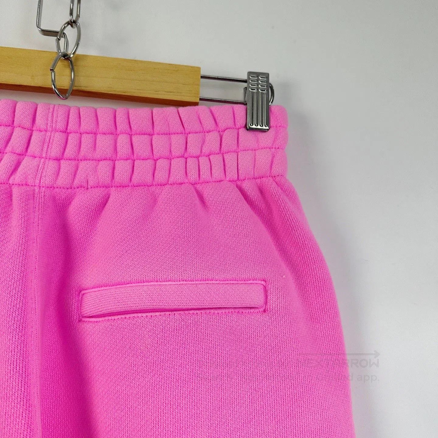 Alexander Wang Alexander Wang Pink Foam Logo Cuffed Sweatpants. Size 22" - 5 Thumbnail