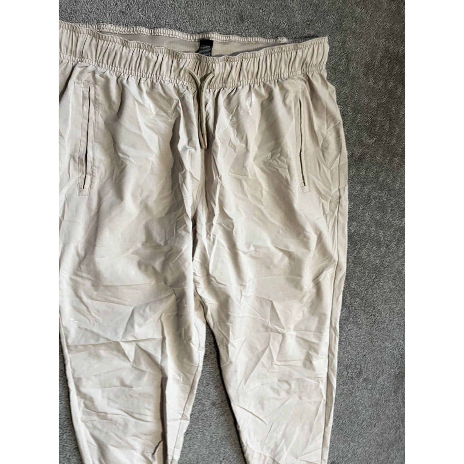Spyder Spyder Men’s Pants L Beige Elastic Waist Jogger Activewear Tapered 30in Inseam Size Regular Size US 33 - 2 Thumbnail