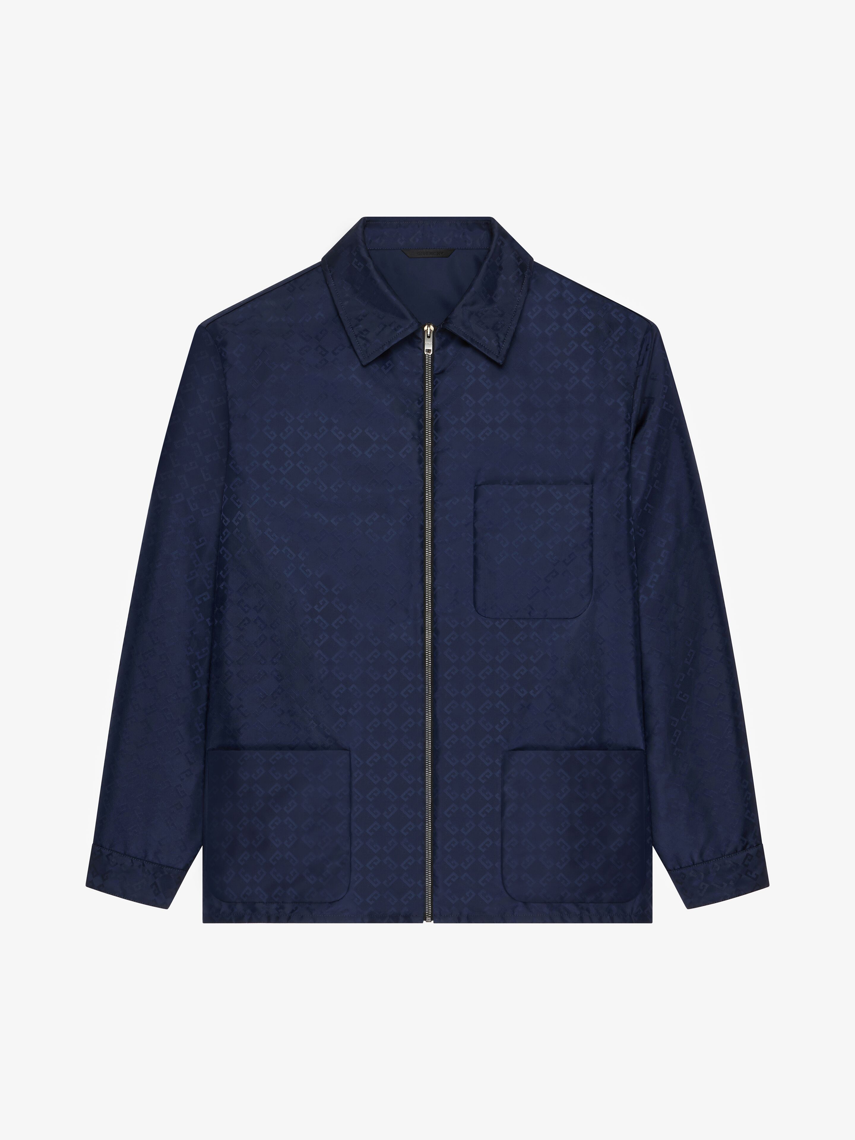 Givenchy o1n1vont0326 Overshirt in Blue Size US S / EU 44-46 / 1 - 1 Thumbnail