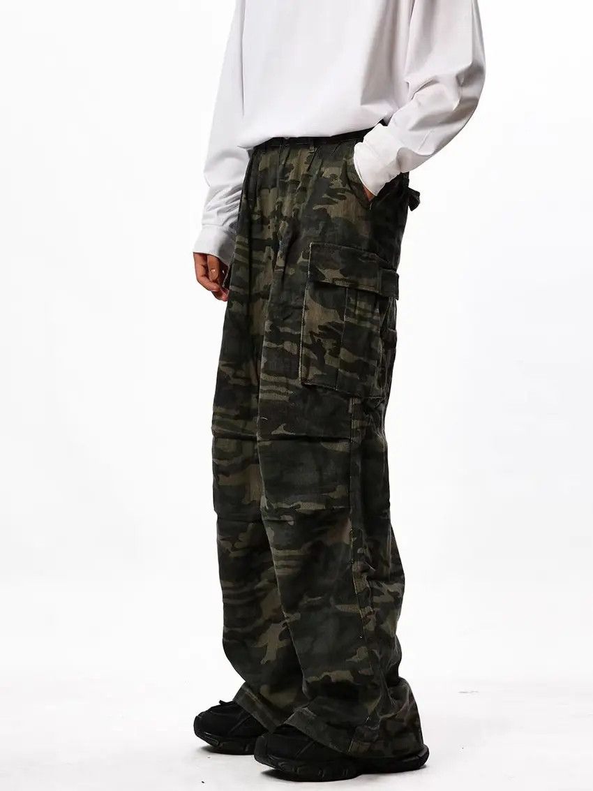 Designer × Japanese Brand Vintage Hip Hop Street Loose Casual Pants Size US 32 / EU 48 - 2 Thumbnail