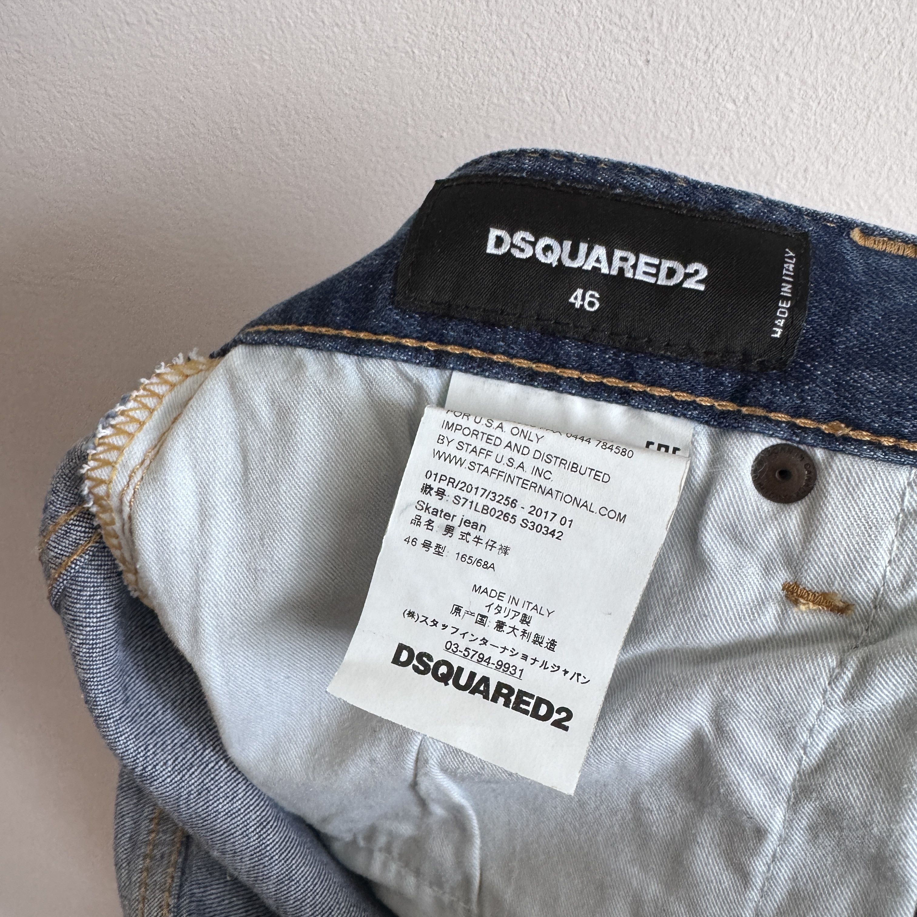 Dsquared2 Dsquared2 Skater Jeans Mens Denim Pants Size 46 RRP400$ Size US 30 / EU 46 - 9 Thumbnail