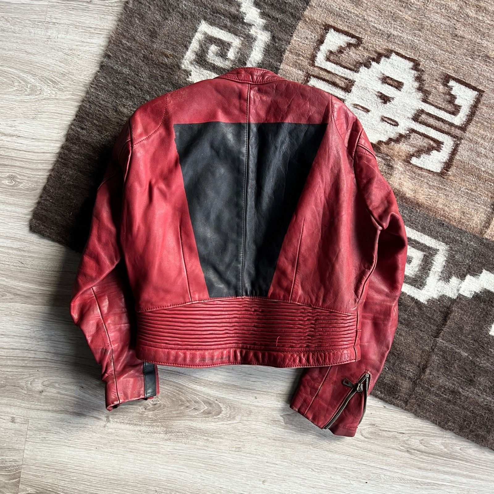 Genuine Leather Harro Vintage 70s Leather Motorcycle Jacket 9779AC Size US M / EU 48-50 / 2 - 11 Thumbnail