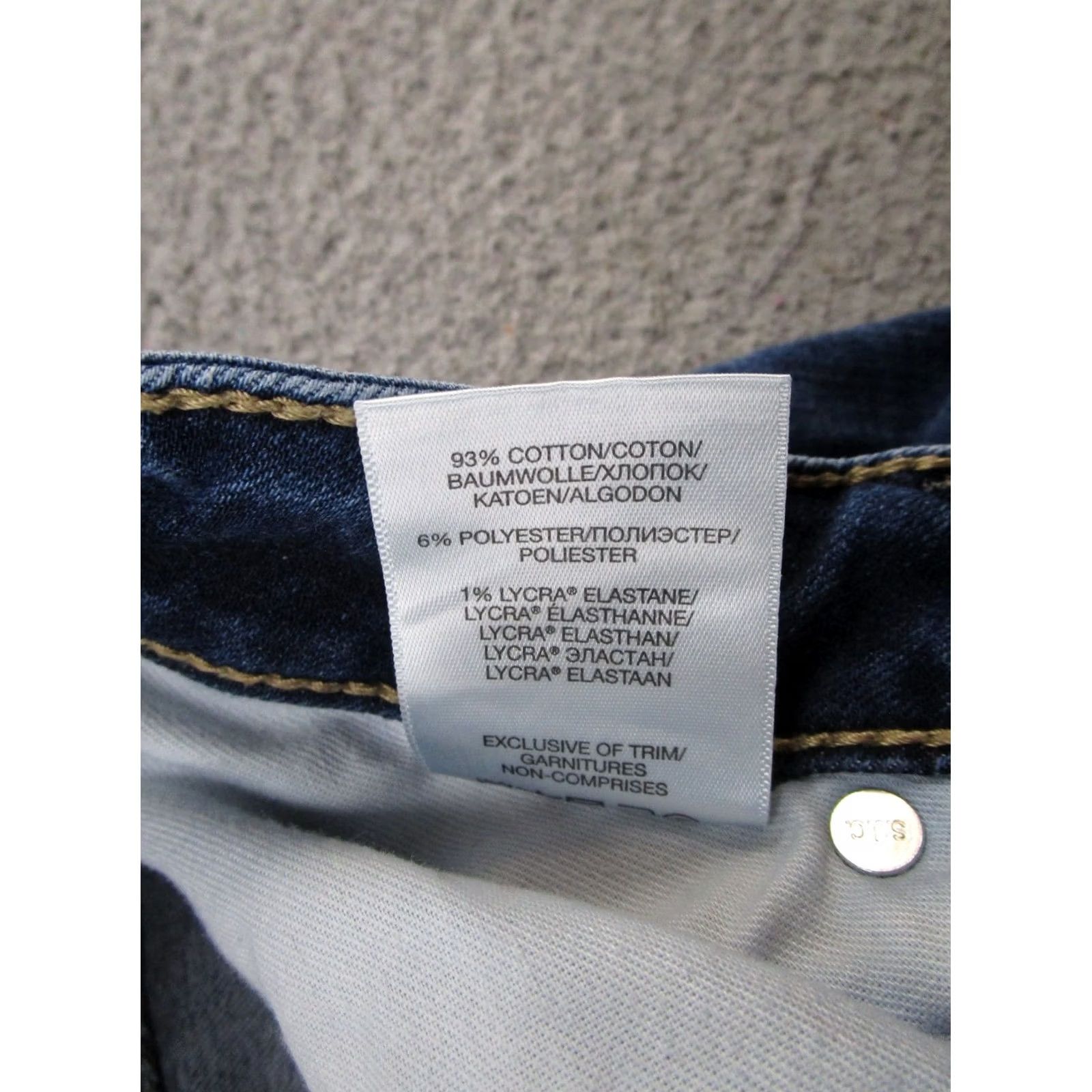 Silver Jeans Co. Silver Jeans Co Suki Capri Jeans Womens Size 26x22.5 Blue Stretch Denim 5-Pocket Regular Rise Size 26" / US 2 / IT 38 - 6 Thumbnail